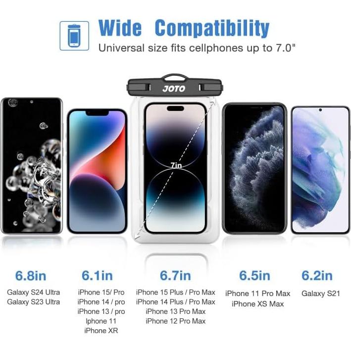 Funda Flotante Impermeable JOTO para Teléfono 17,78 cm
