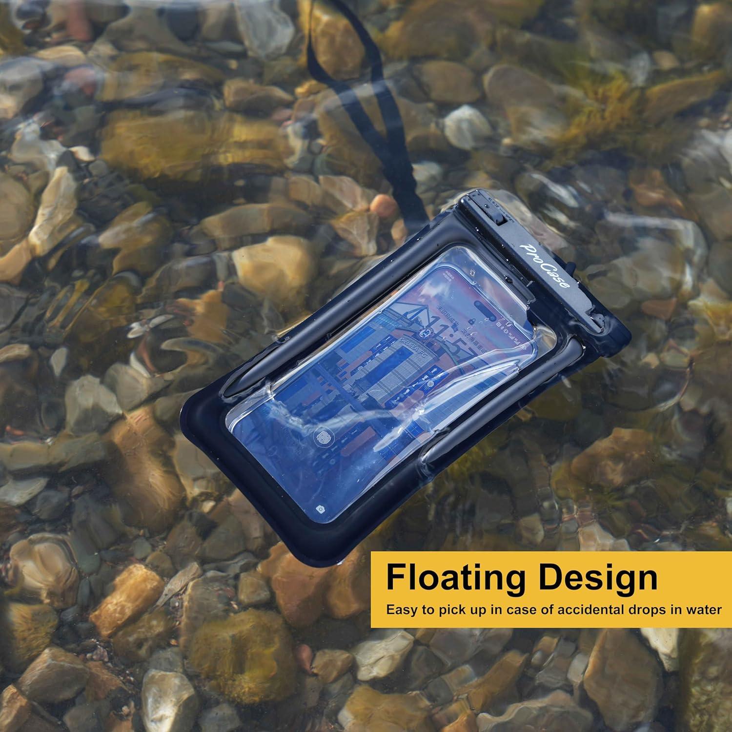 Funda Impermeable Flotante ProCase para Teléfono hasta 7"
