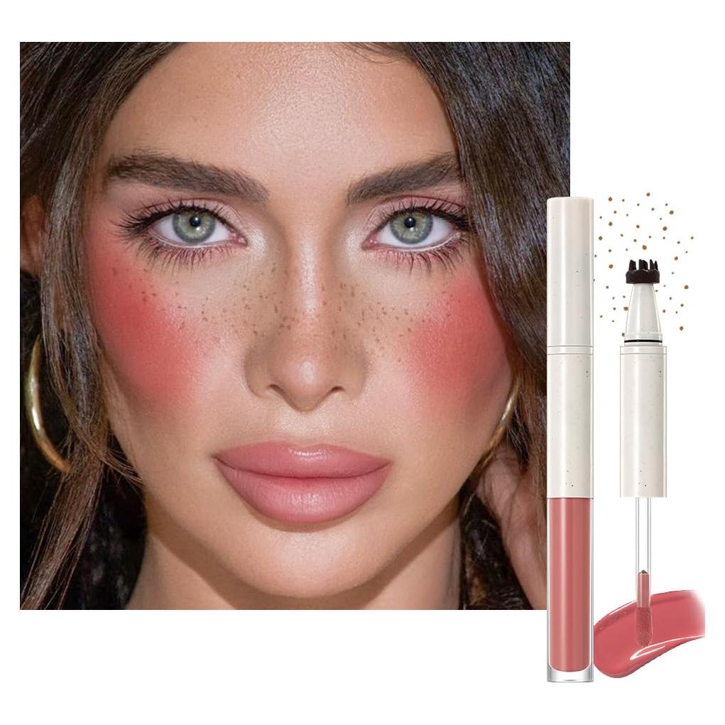 Bolígrafo de Maquillaje 2 en 1 CAKAILA Castaño y Rosa