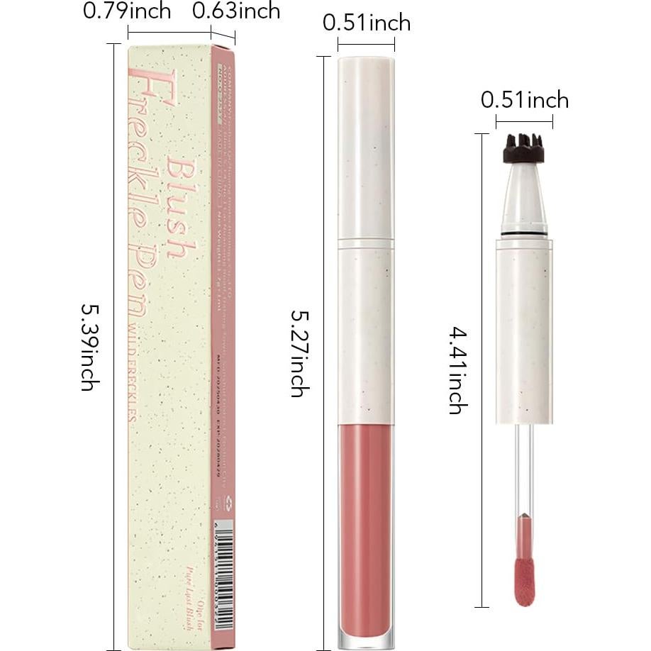 Bolígrafo de Maquillaje 2 en 1 CAKAILA Castaño y Rosa