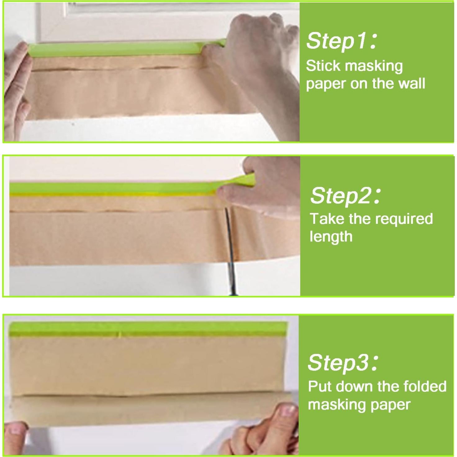 Papel de Enmascarar Pre-Adhesivo Yudahgan 30cm x 15m