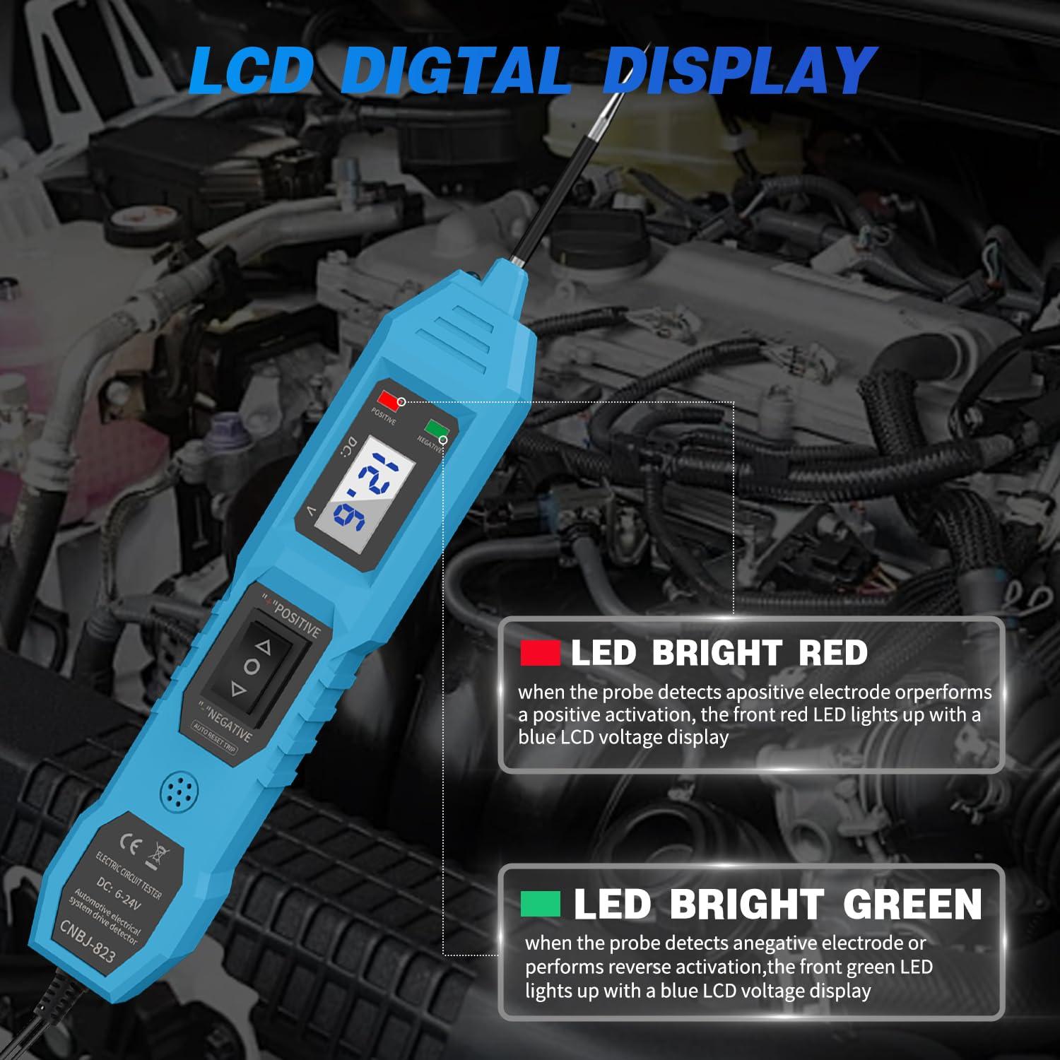 Probador de Circuitos Automotriz Ansbell 6V-36V Multifuncional