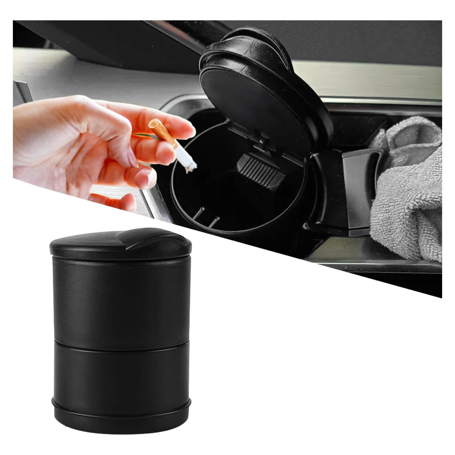 Cenicero de coche RGOAANC con tapa a prueba de olores 9cm