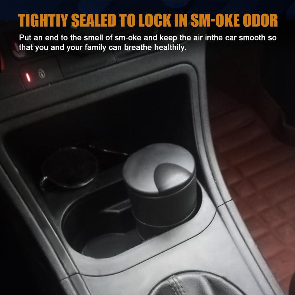 Cenicero de coche RGOAANC con tapa a prueba de olores 9cm