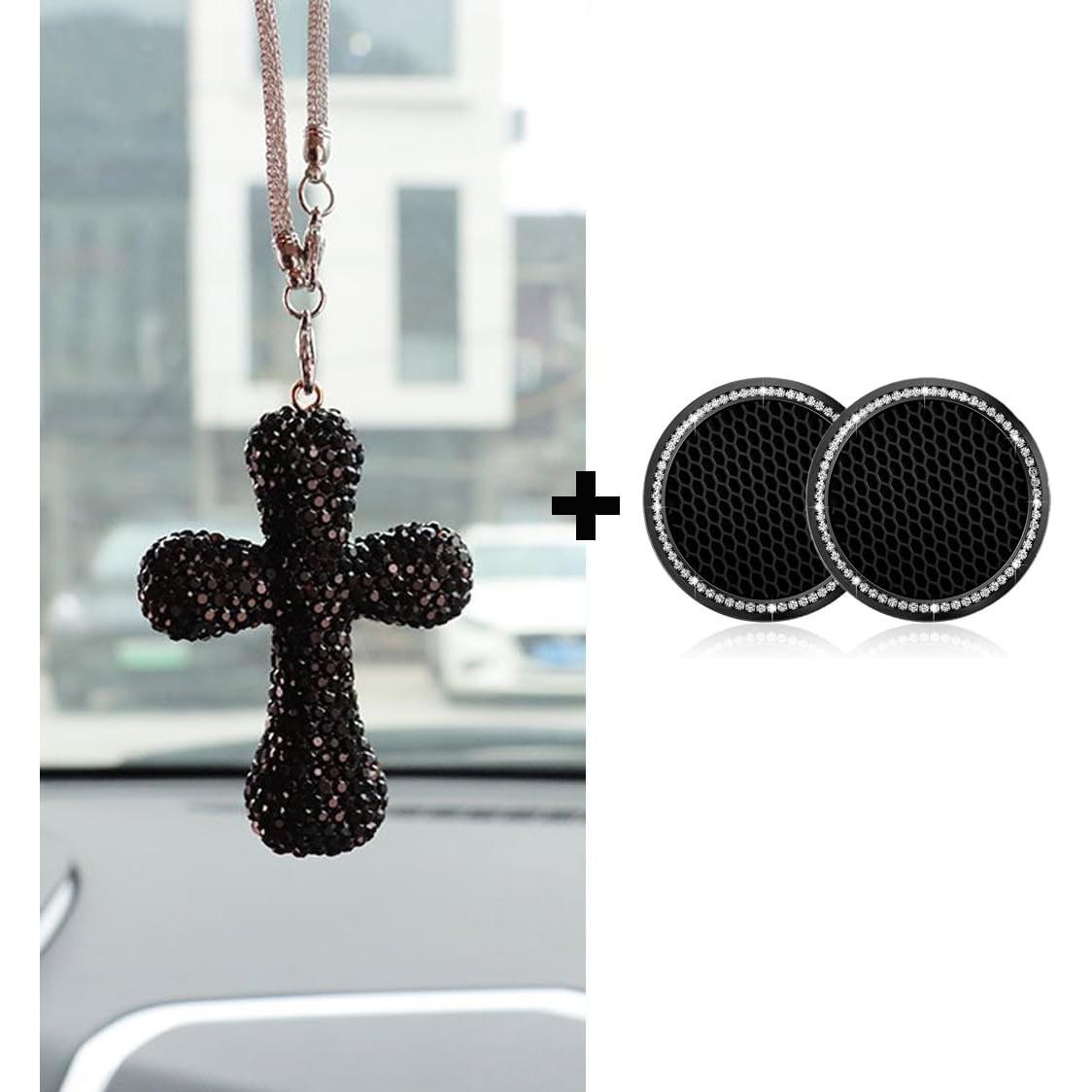 Juego de Posavasos y Colgante de Espejo Retrovisor GUIILAN