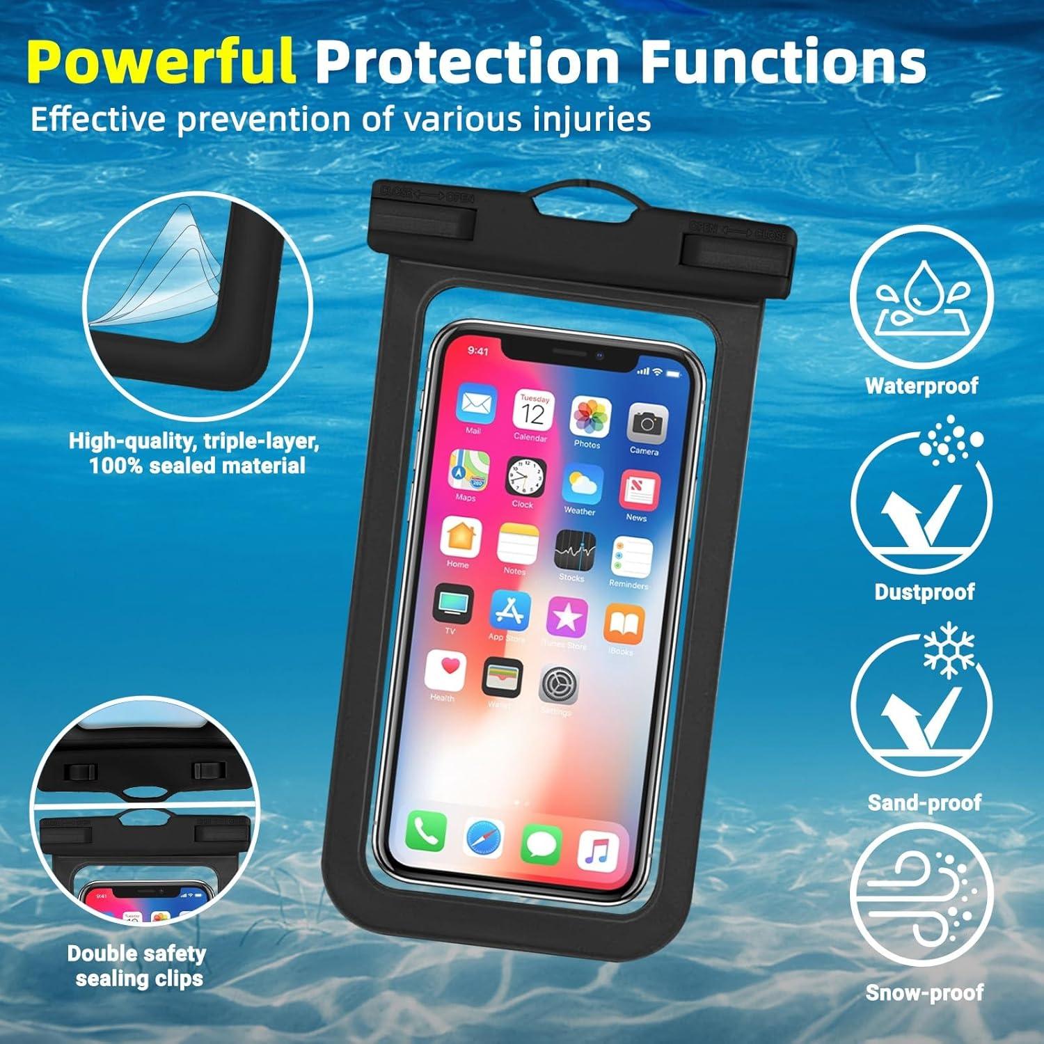 Funda Impermeable OHIFAST para Teléfono hasta 7" (17,78 cm)