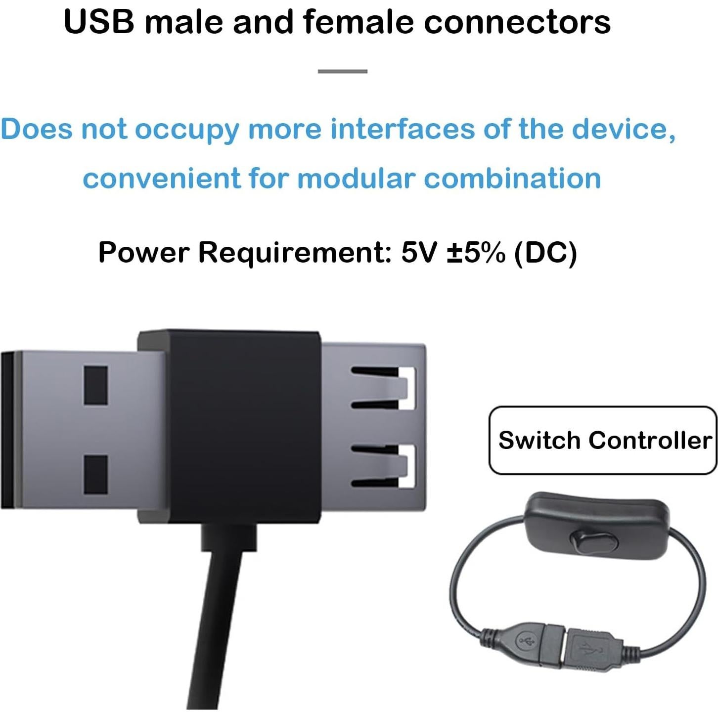 Soporte de Aluminio con Ventilador Husewming TF-120 Plata