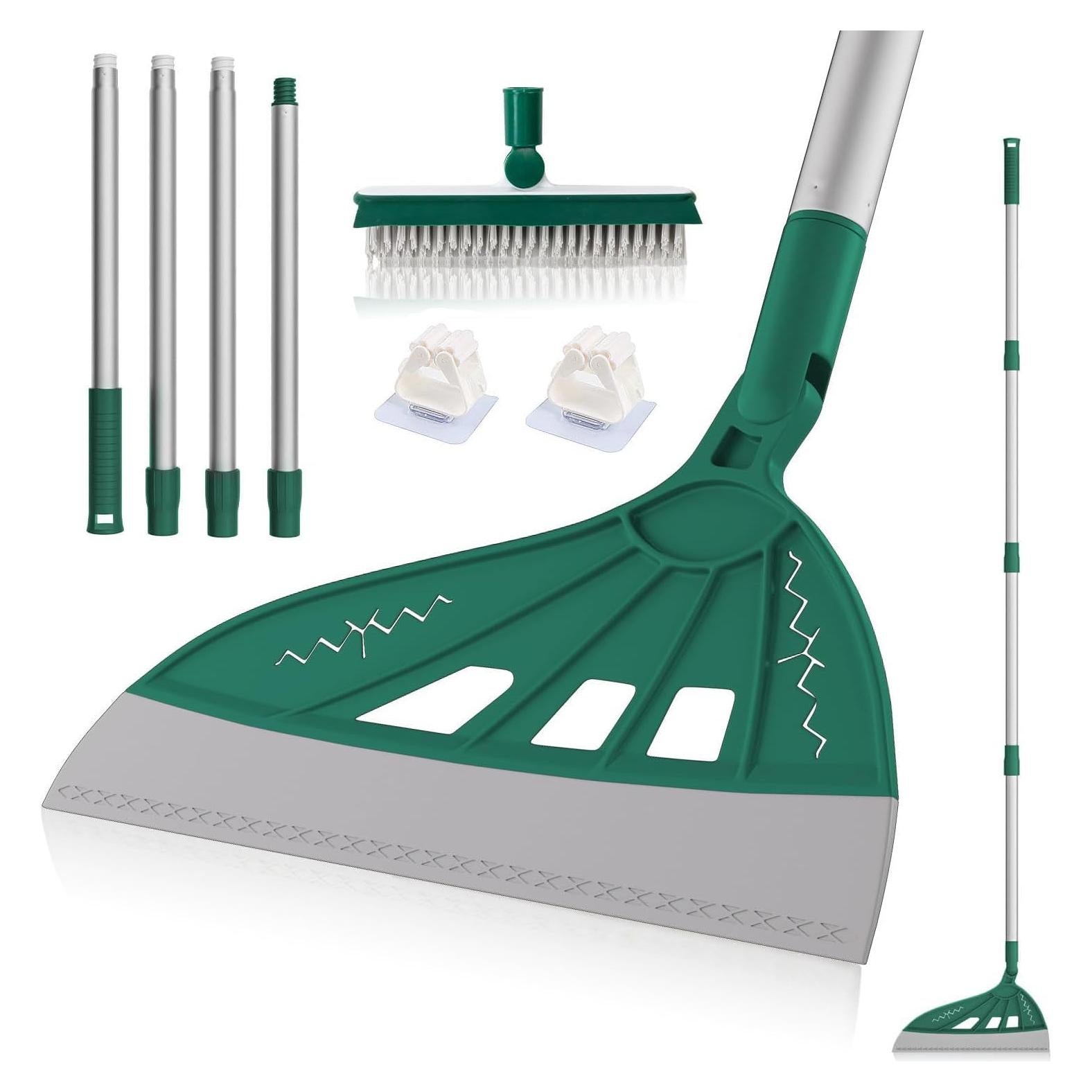 Escoba Raspadora Ajustable Inpack 60 cm Silicona Verde