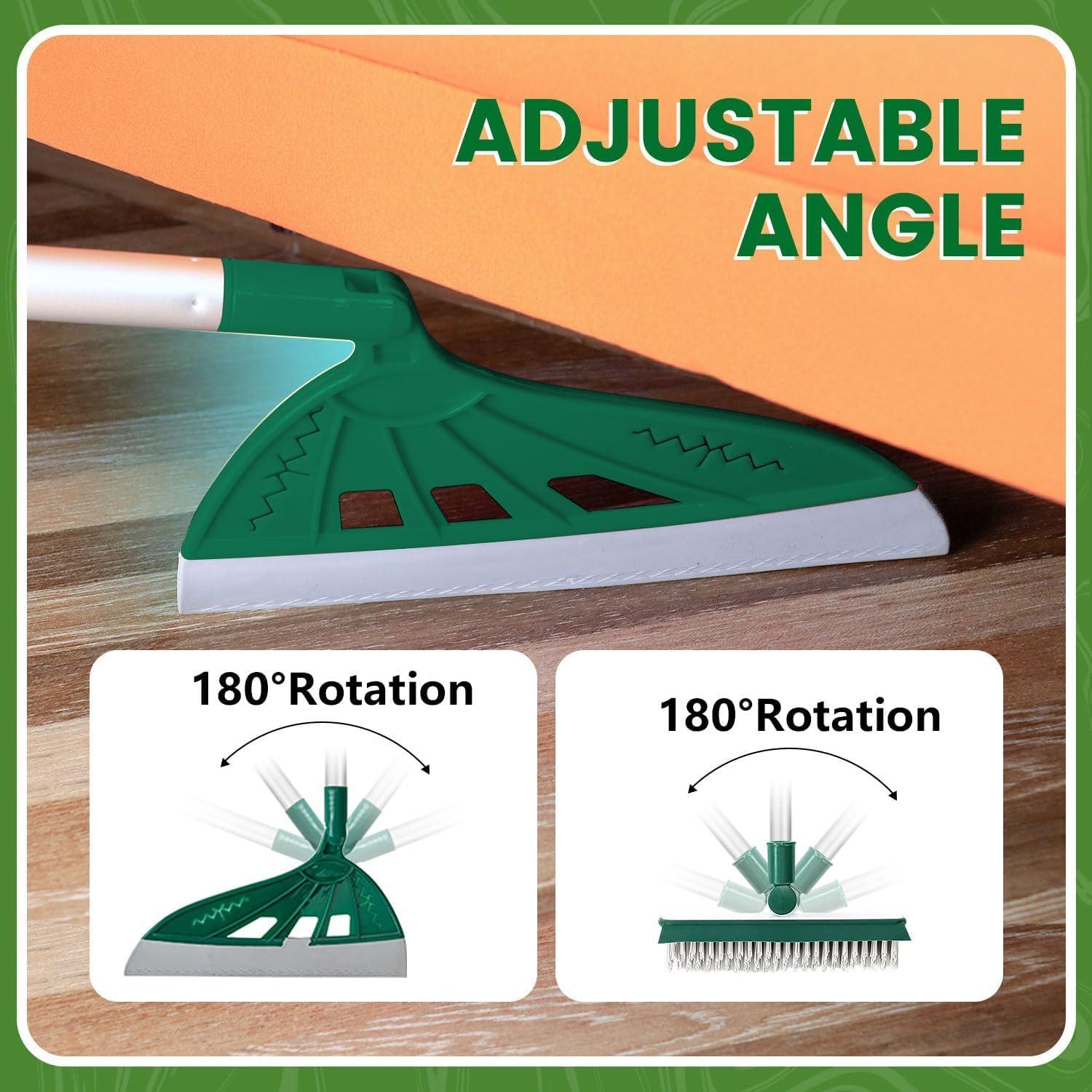 Escoba Raspadora Ajustable Inpack 60 cm Silicona Verde
