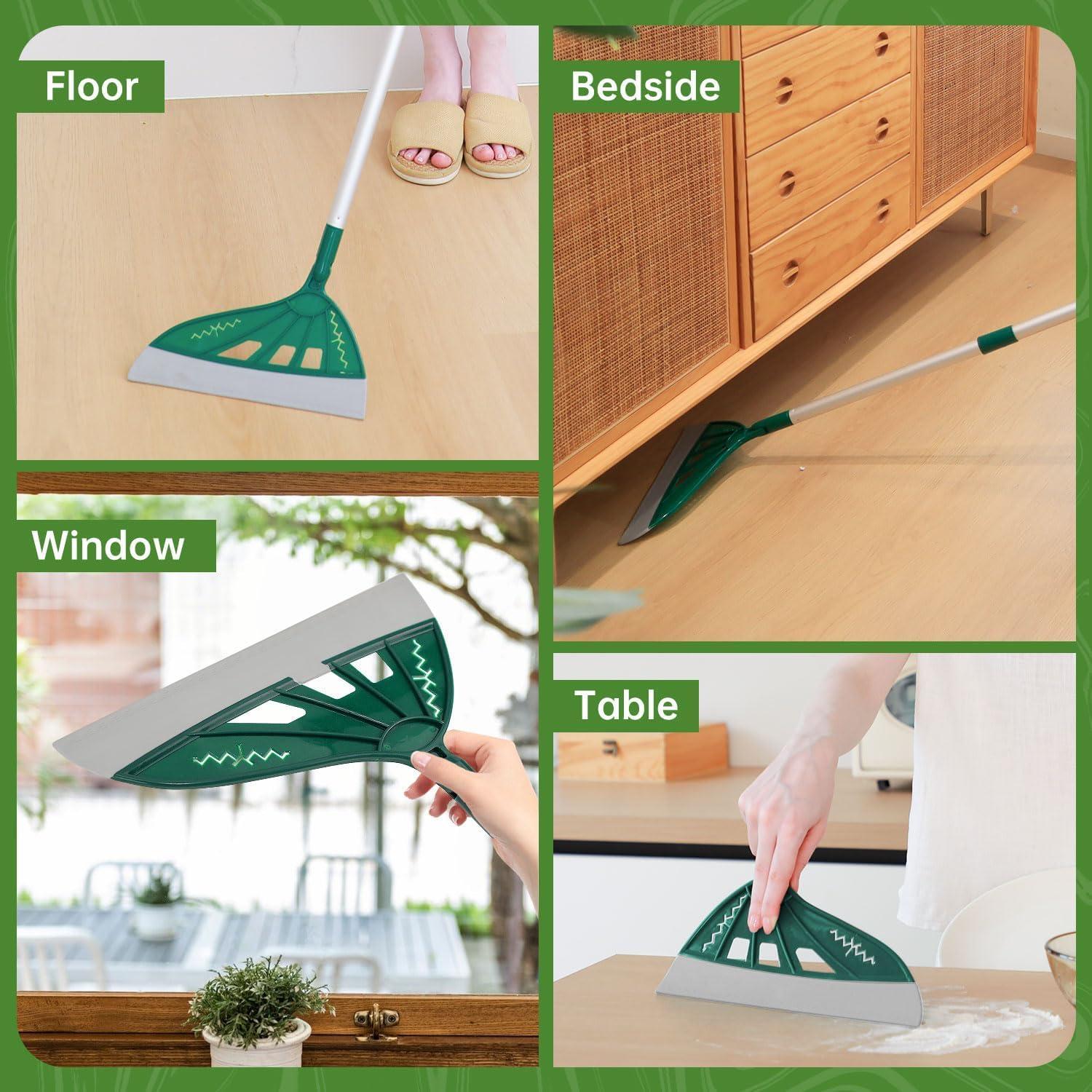 Escoba Raspadora Ajustable Inpack 60 cm Silicona Verde