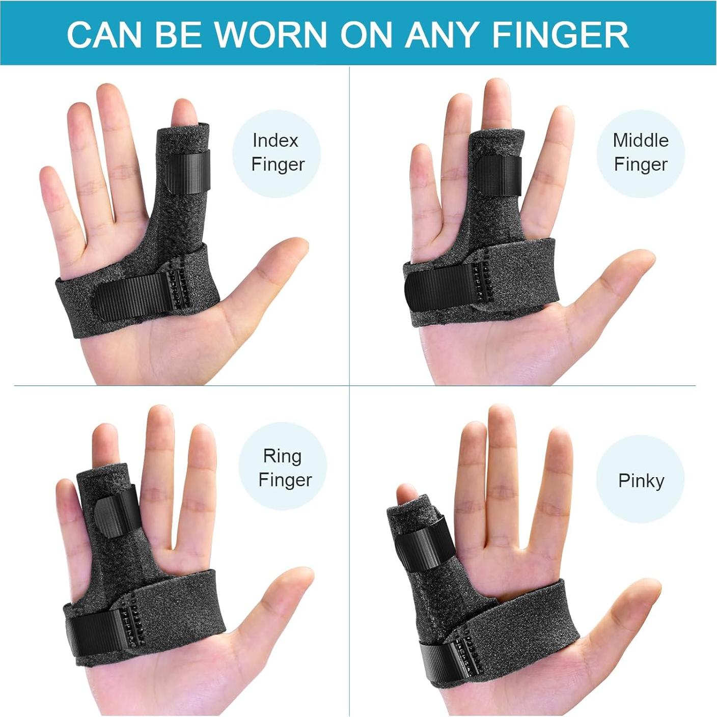 Férula para Dedos Sumifun - Soporte para Dedo Mallet y Artritis