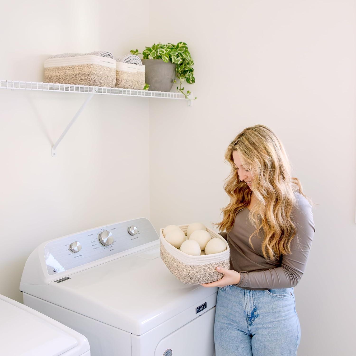 Cestas de Almacenamiento Rectangulares NaturalCozy 30x20cm - Paquete de 3