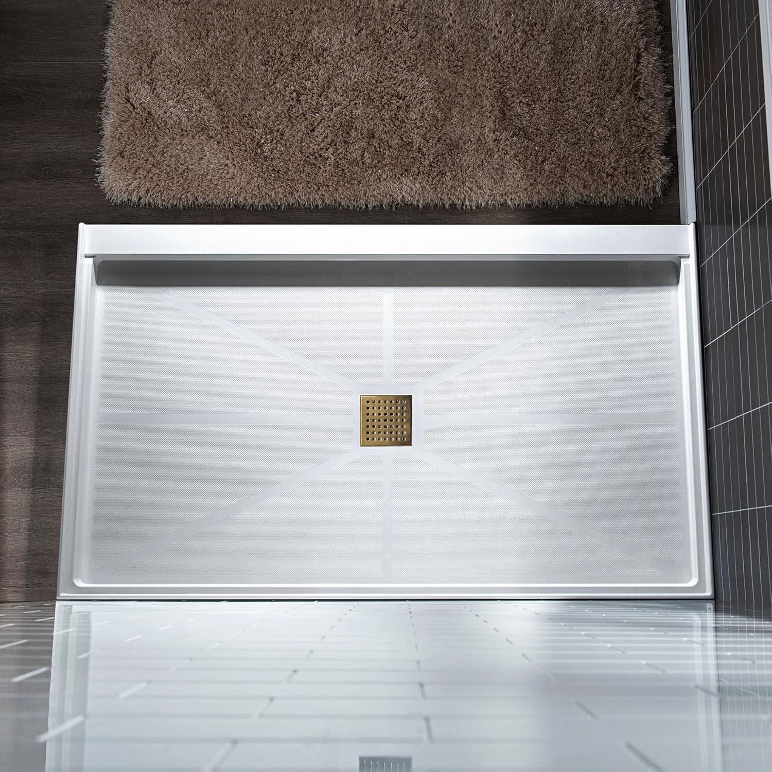 Base de Ducha WOODBRIDGE 121.9x91.4 cm Antideslizante Oro