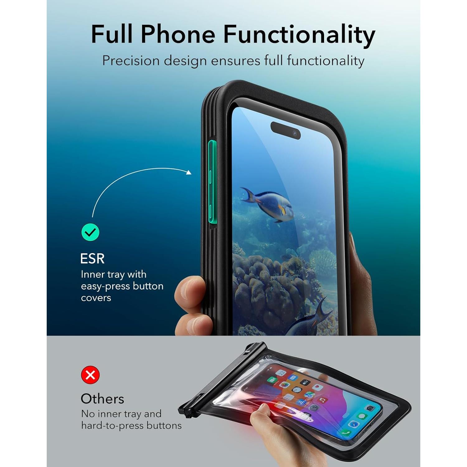 Funda Impermeable ESR para iPhone 15 Pro Max/14 Pro Max