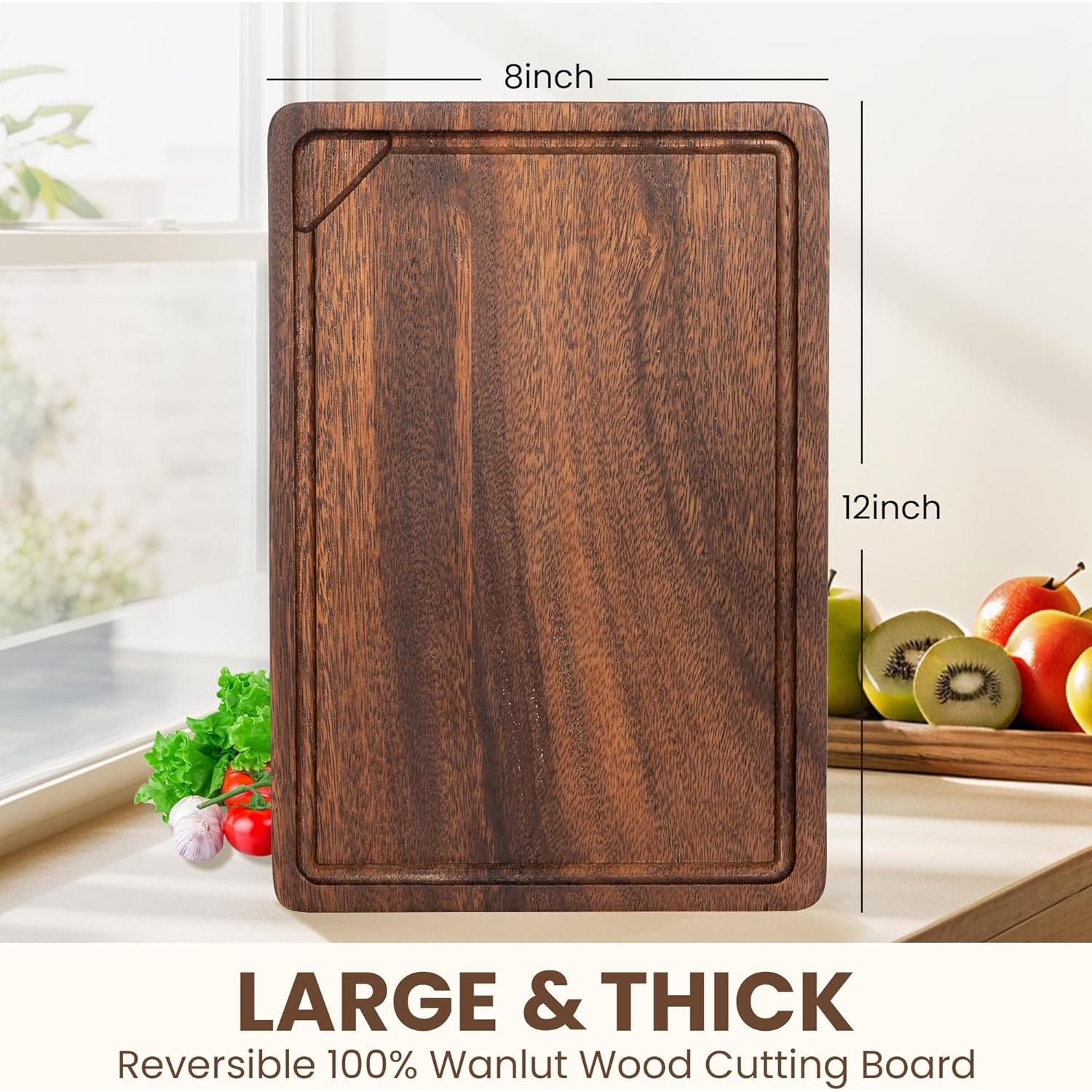 Tabla de Cortar de Nogal Recuerdos Divertidos 30.48x20.32cm