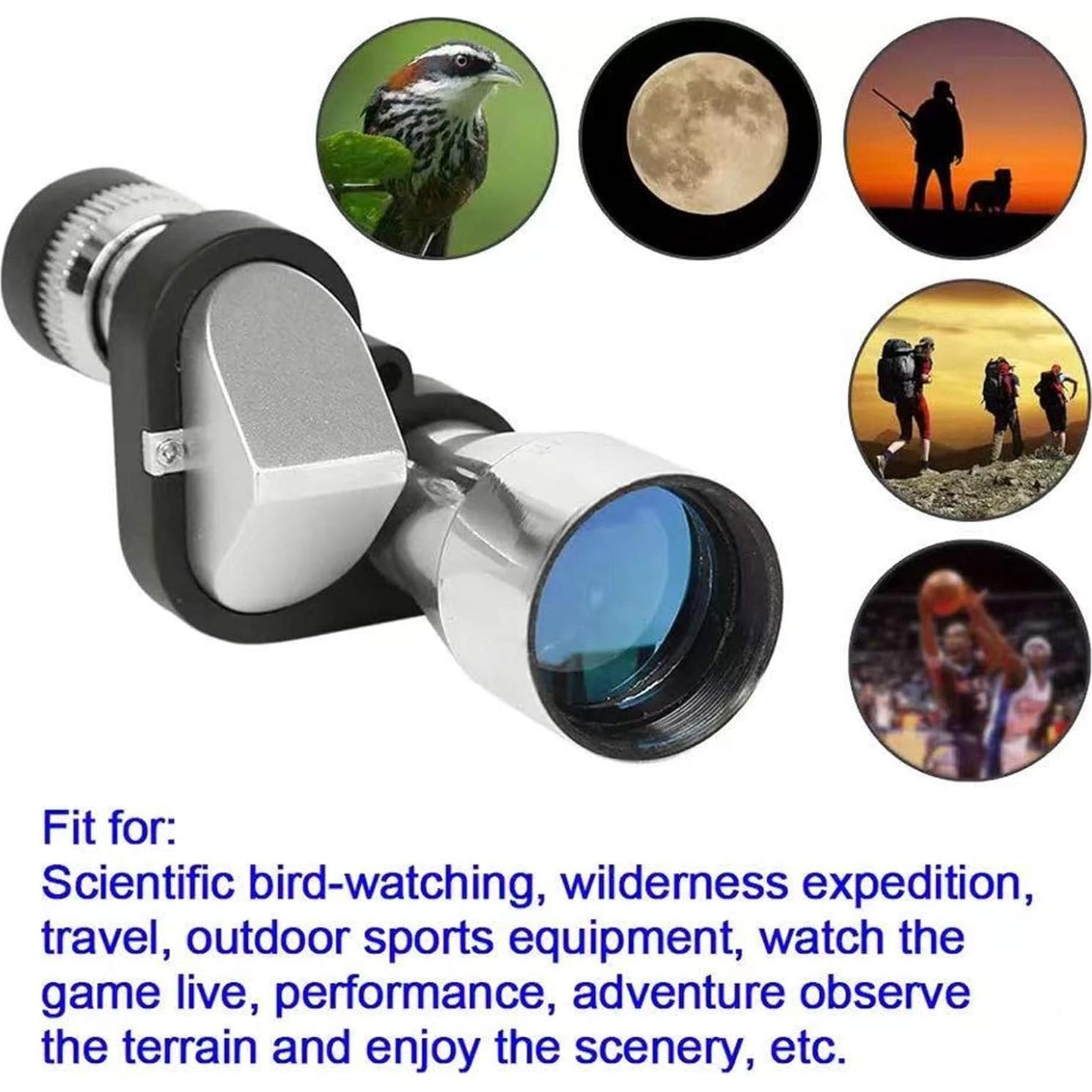 Telescopio Monocular AOTUHA 8X20 Compacto para Smartphone