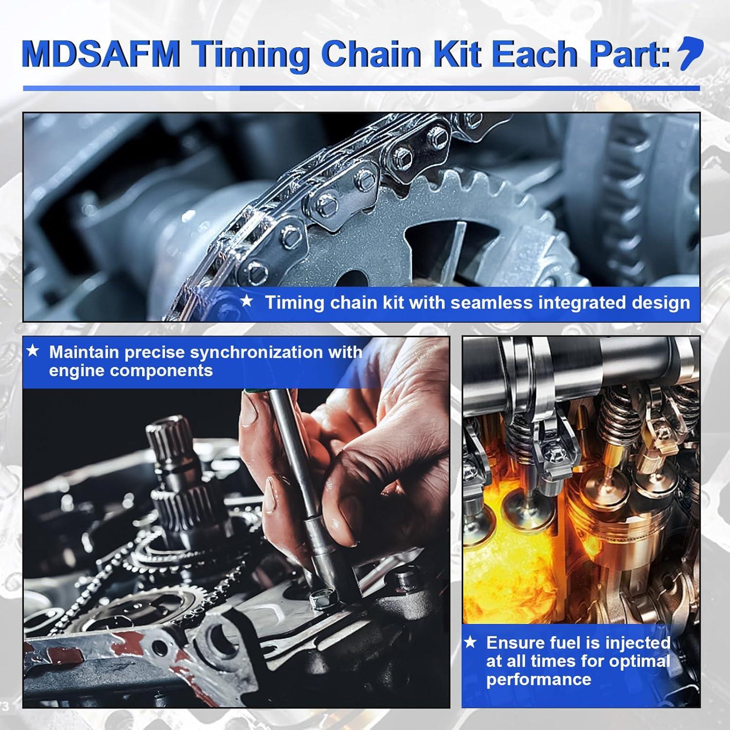 Kit de cadena de distribución MDSAFM con bomba de agua GMB 1.8L