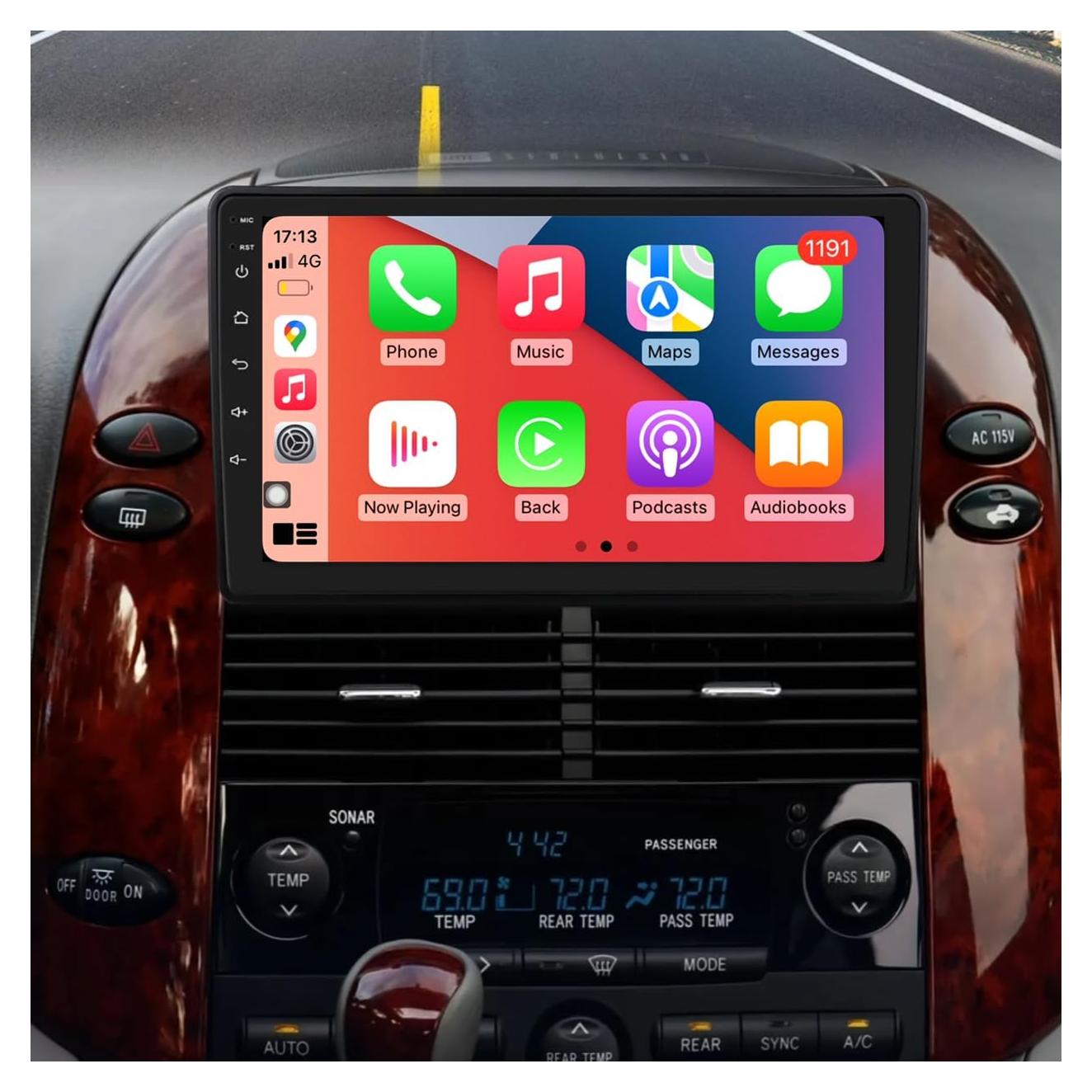 Radio Estéreo Android 12 para Toyota Sienna 2004-2010 9" IPS