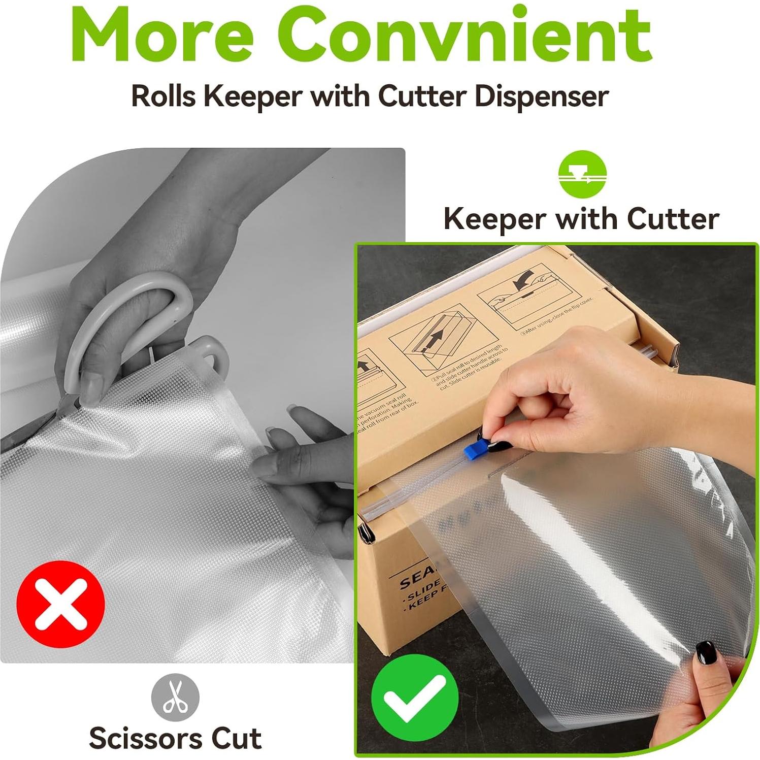 Bolsas de Sellado al Vacío HytusCooking 8" x 150' Alta Resistencia