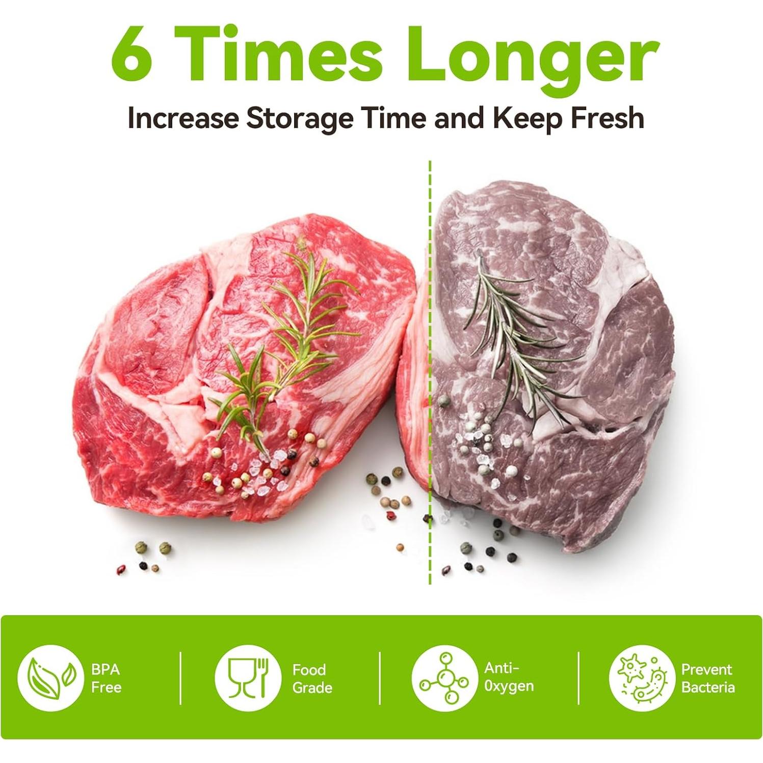 Bolsas de Sellado al Vacío HytusCooking 8" x 150' Alta Resistencia