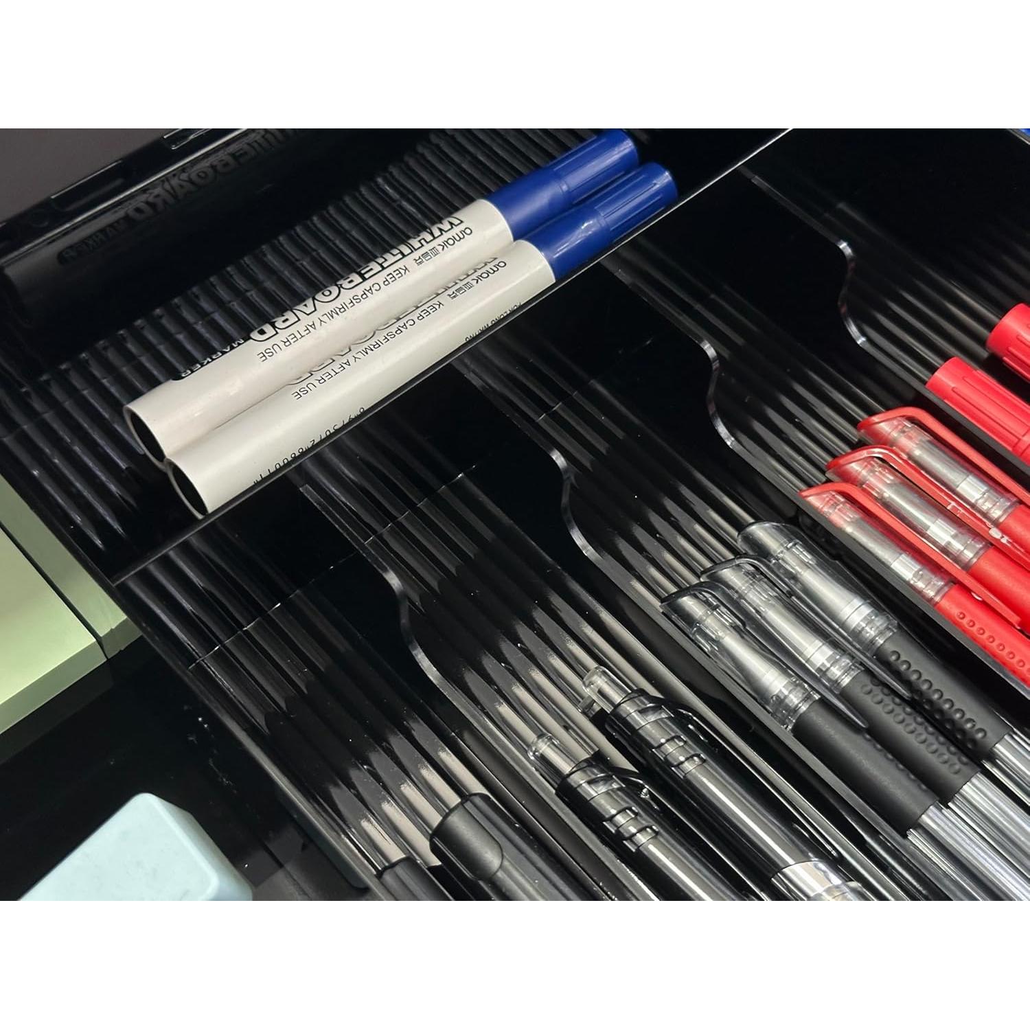 Organizador de Cubiertos IEEK Expandible Negro 37.5x33.5cm