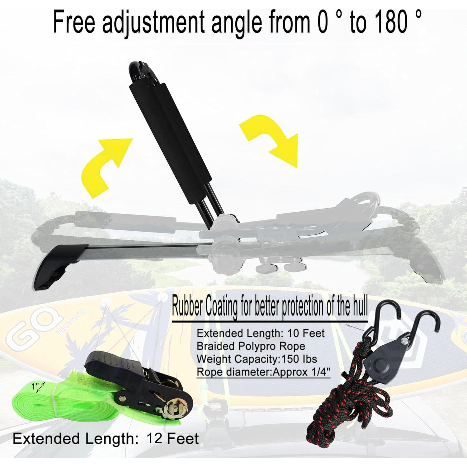 Soporte de Techo Plegable GZDEMYYXGS para Kayak 27.22 kg