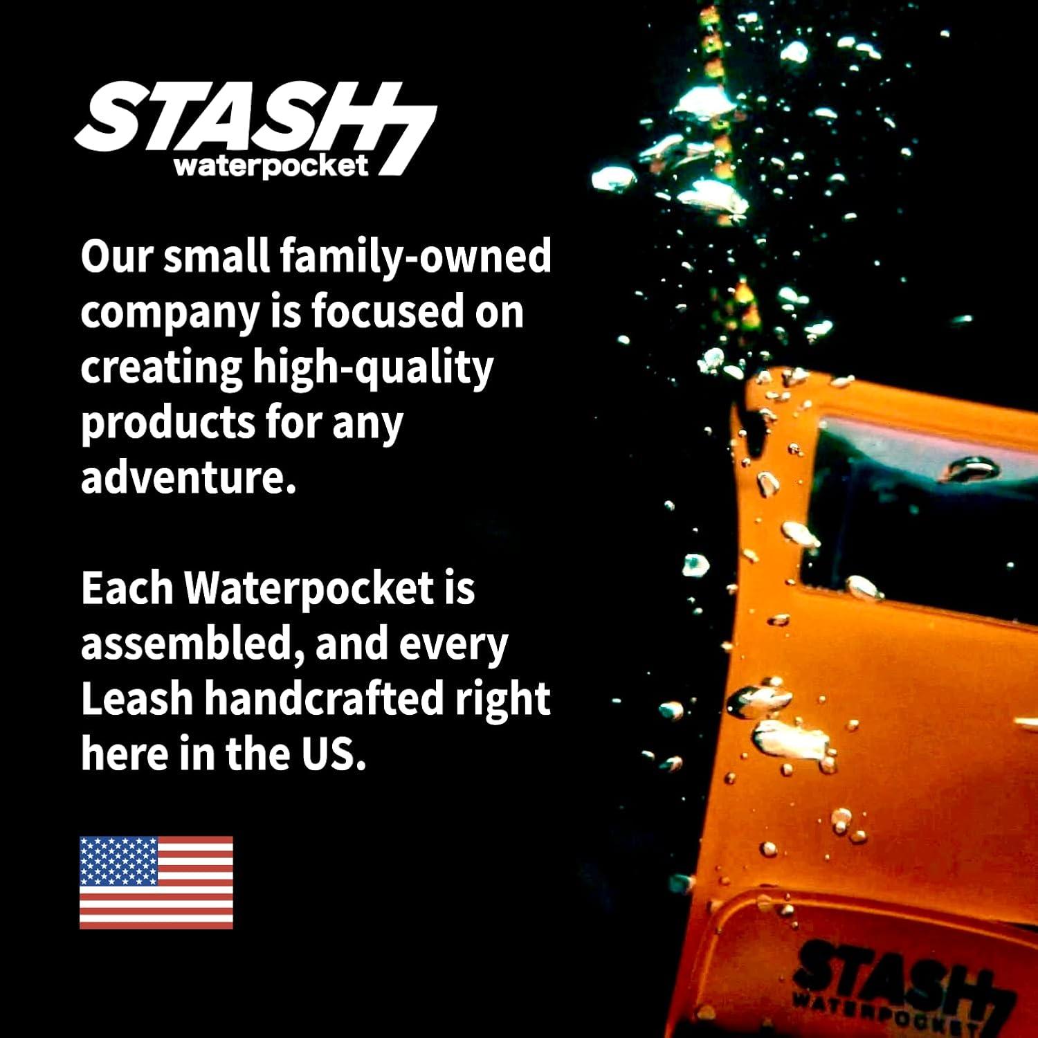 Funda impermeable Stash7 para smartphone hasta 7.5" azul