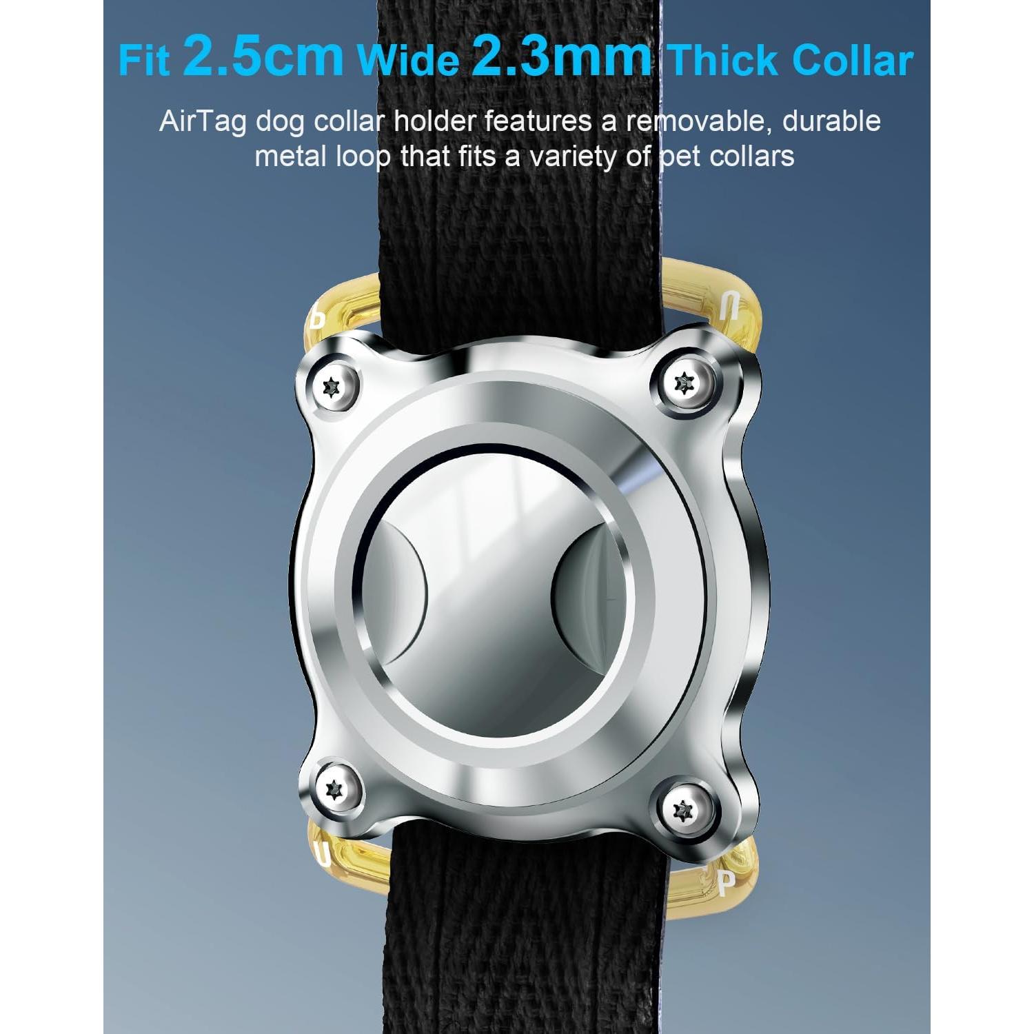 Soporte Airtag para Collar de Perro Palamede - Impermeable S