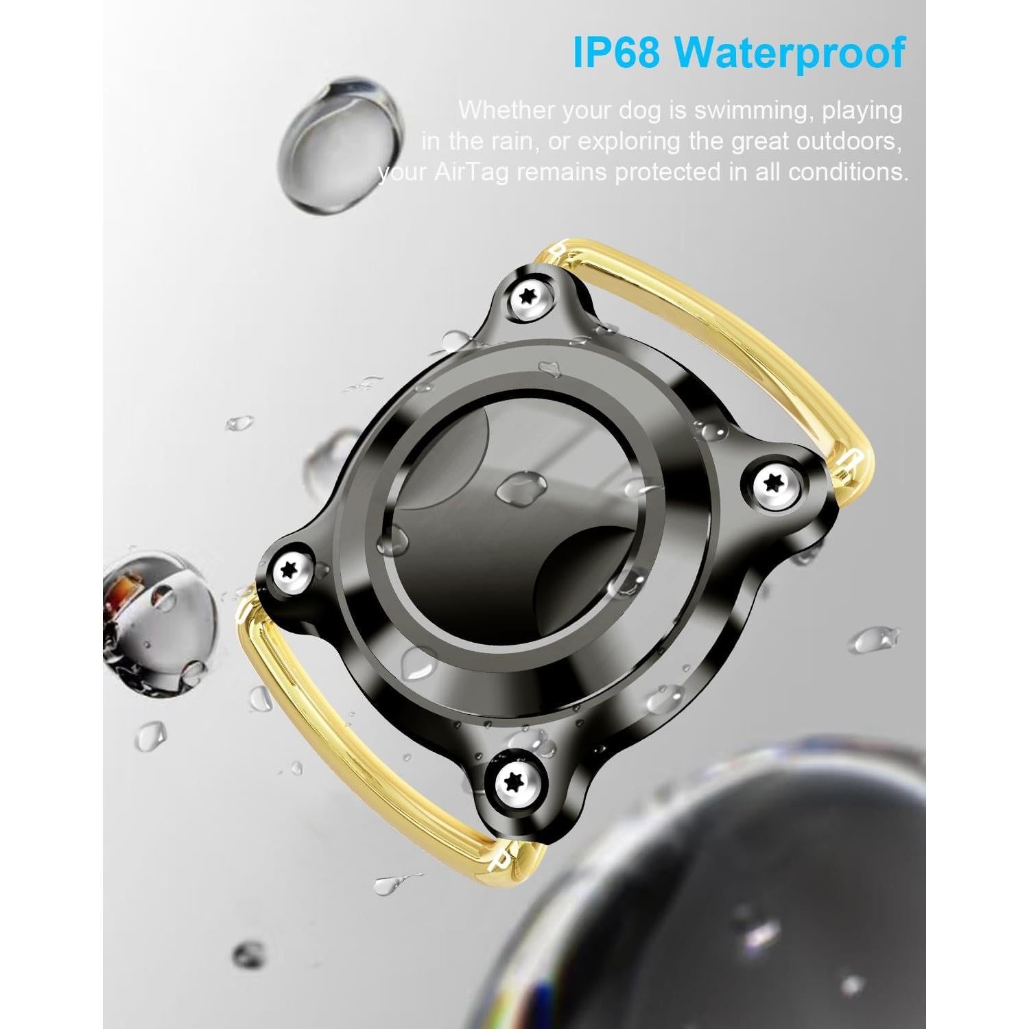 Soporte Airtag para Collar de Perro Palamede - Impermeable S