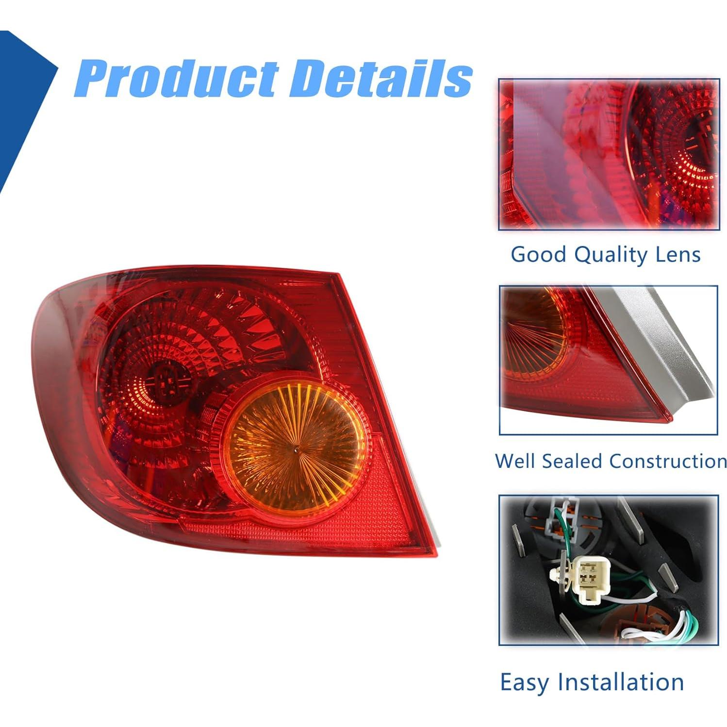 Luz Trasera de Freno Izquierda Toyota Corolla 2003-2008 Silscvtt