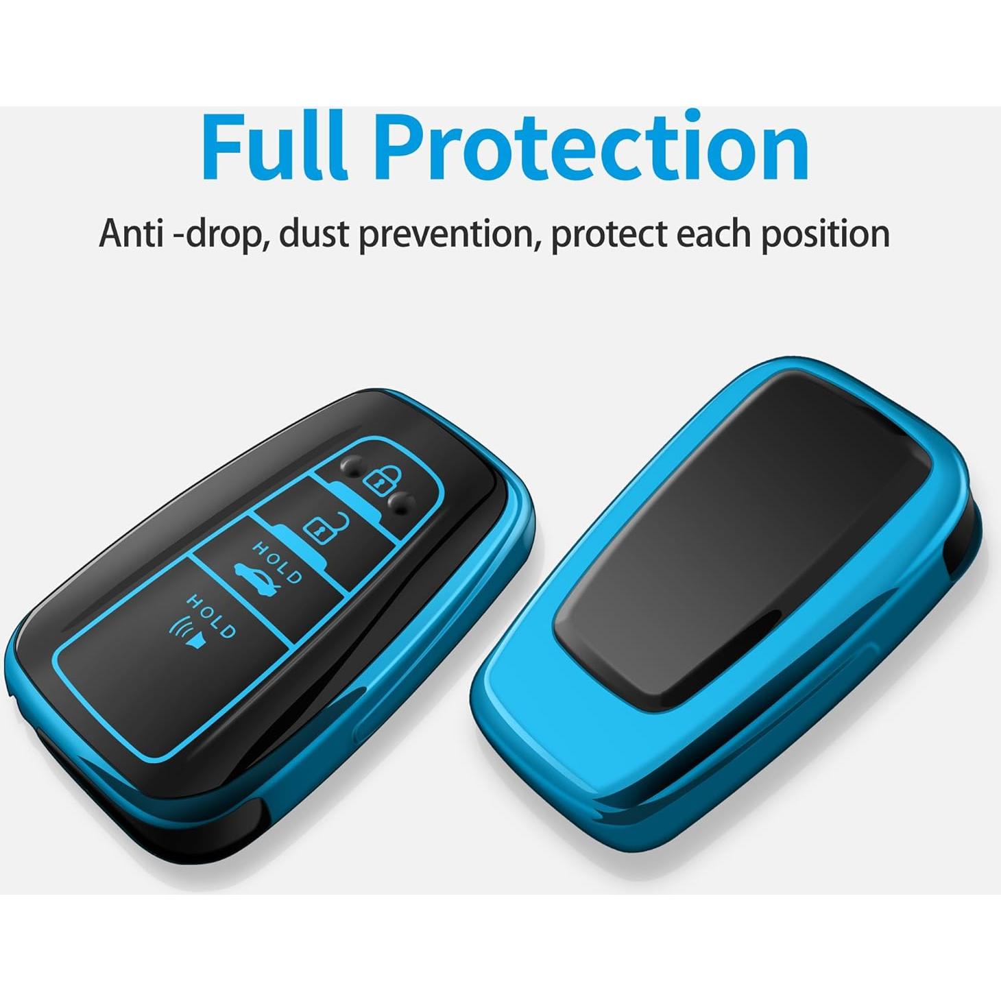 Funda de Llave Tukellen para Toyota 2020-2024 - TPU Azul