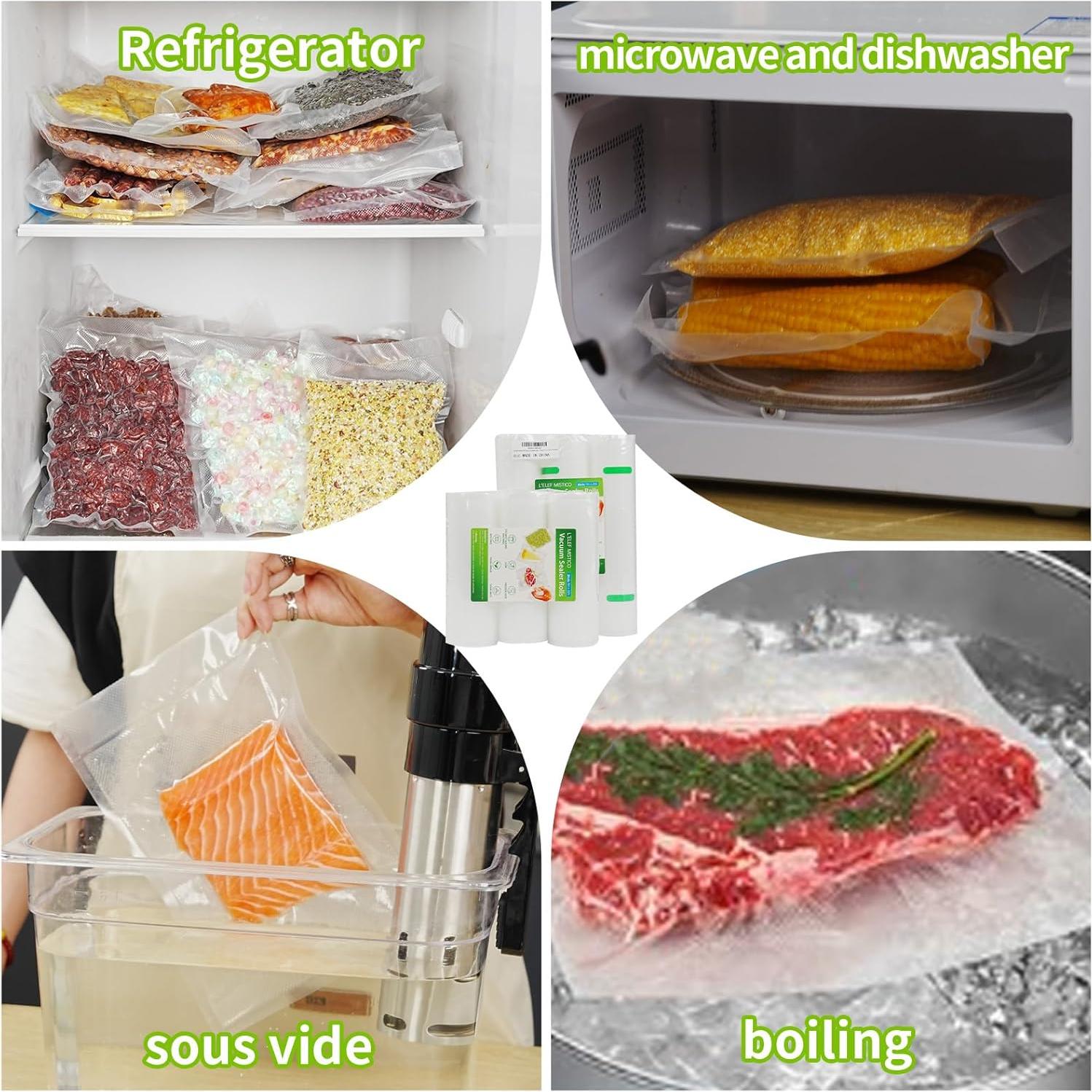 Bolsas de Sellado al Vacío L'ELEF MISTICO 3 Rollos 28x50cm