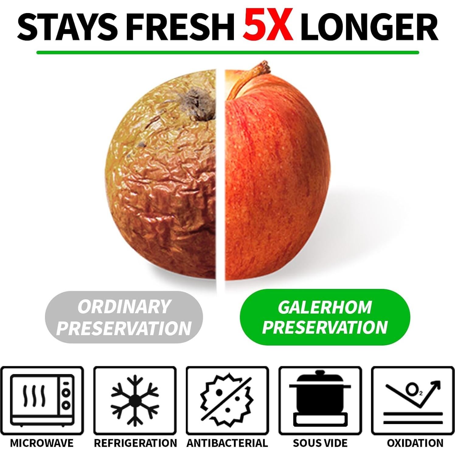 Bolsas de Sellado al Vacío L'ELEF MISTICO 3 Rollos 28x50cm