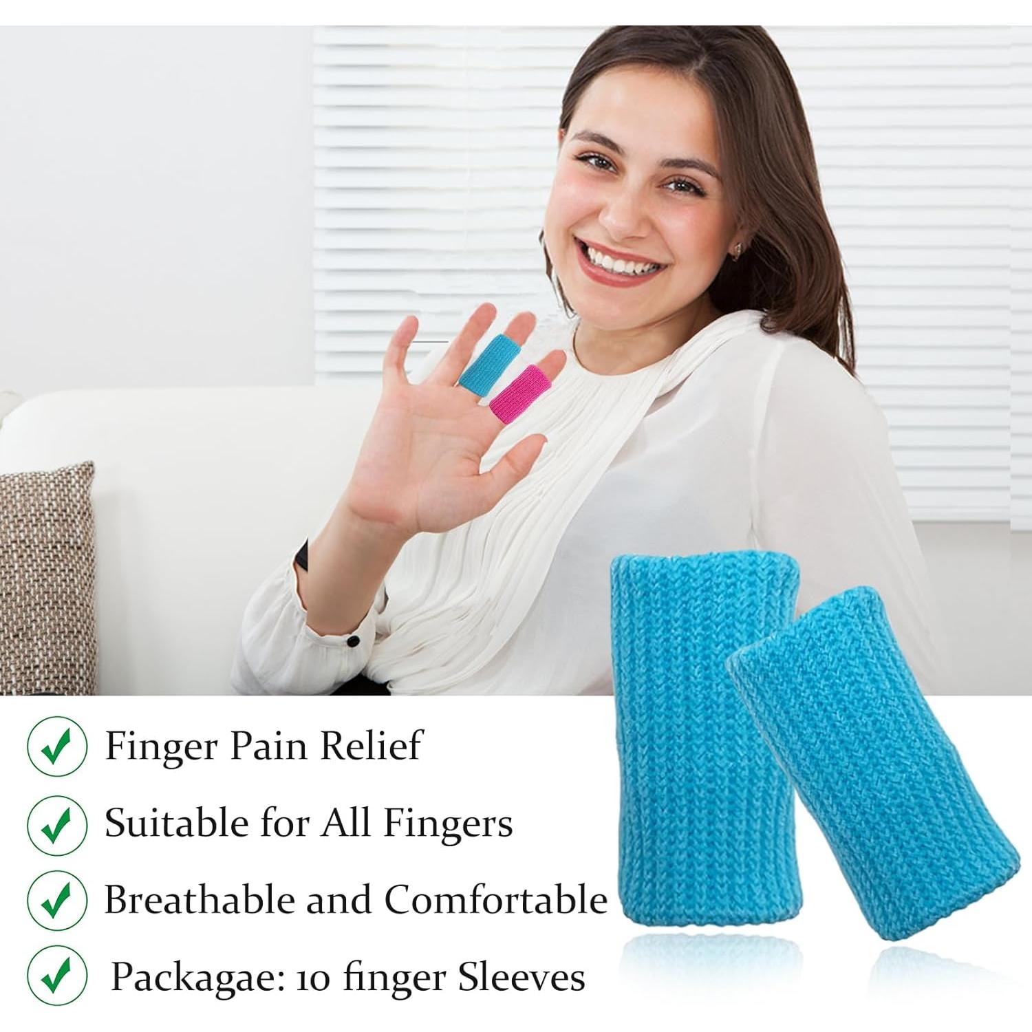 Mangas de Compresión para Dedos EDNYZAKRN - Protección Artritis