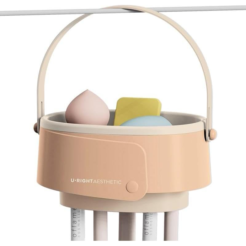 Bolsa de limpieza de brochas DEYUNQIANG 3 en 1 silicona khaki