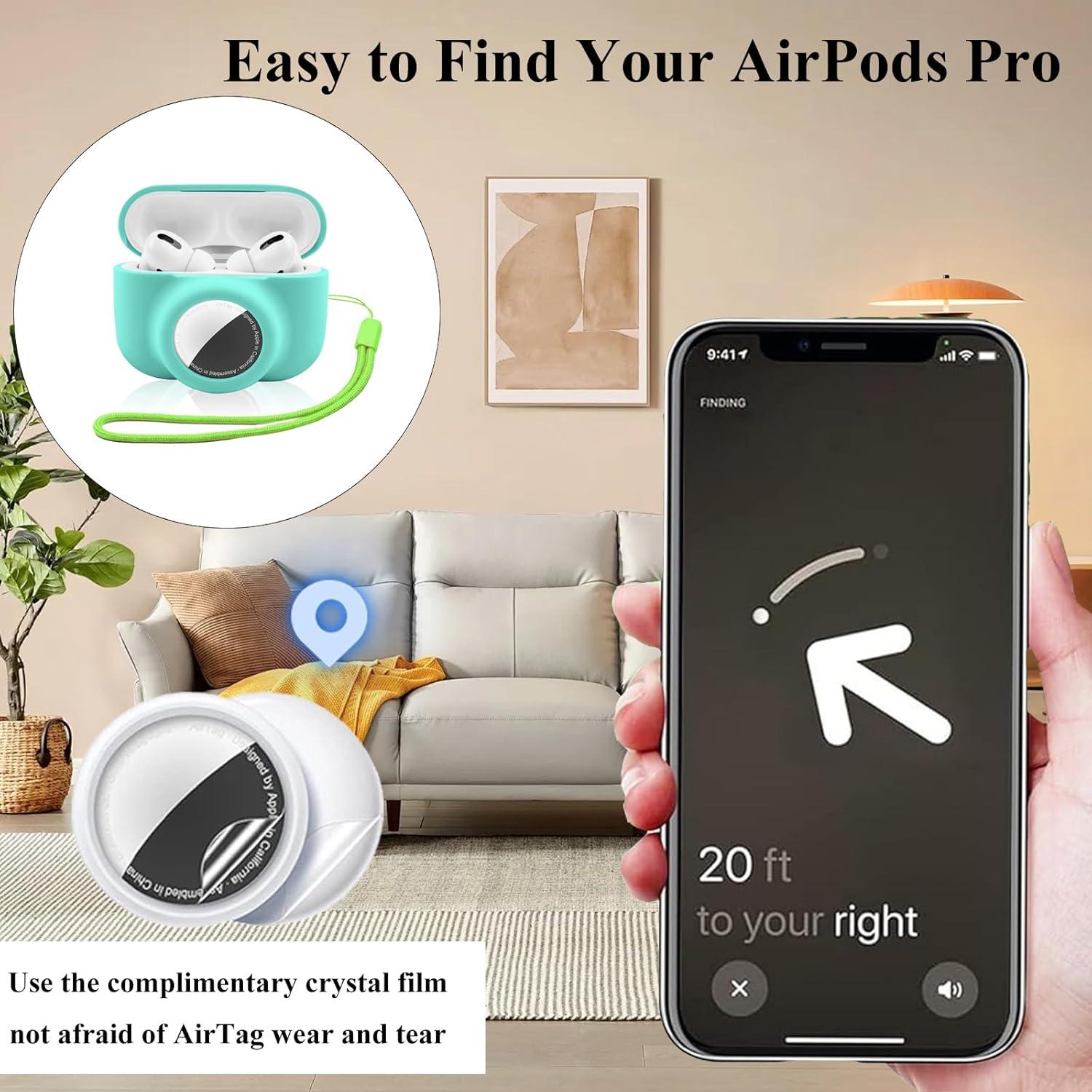 Funda Protectora 2 en 1 para AirPods Pro 2 Gen 2022 - Azul Aqua