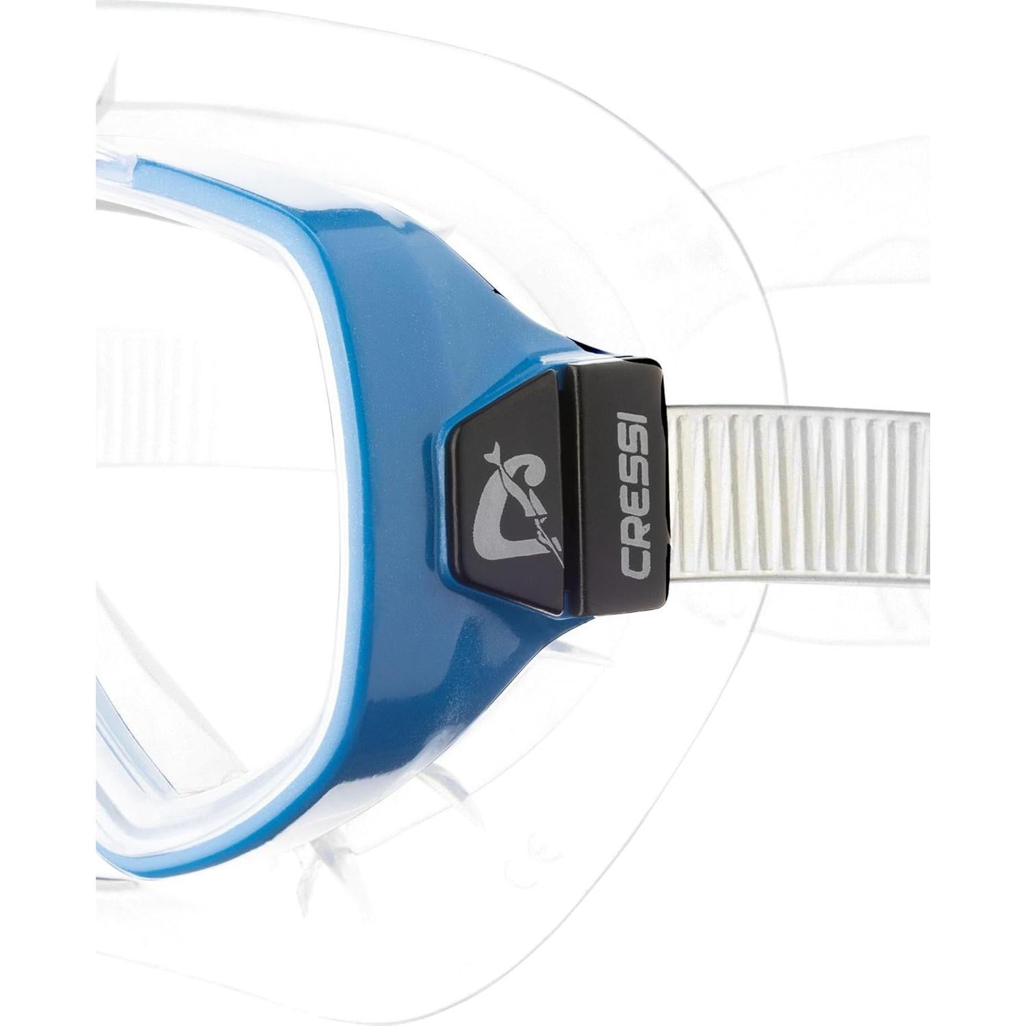 Máscara de Buceo Cressi Onda Azul Adulto Silicona