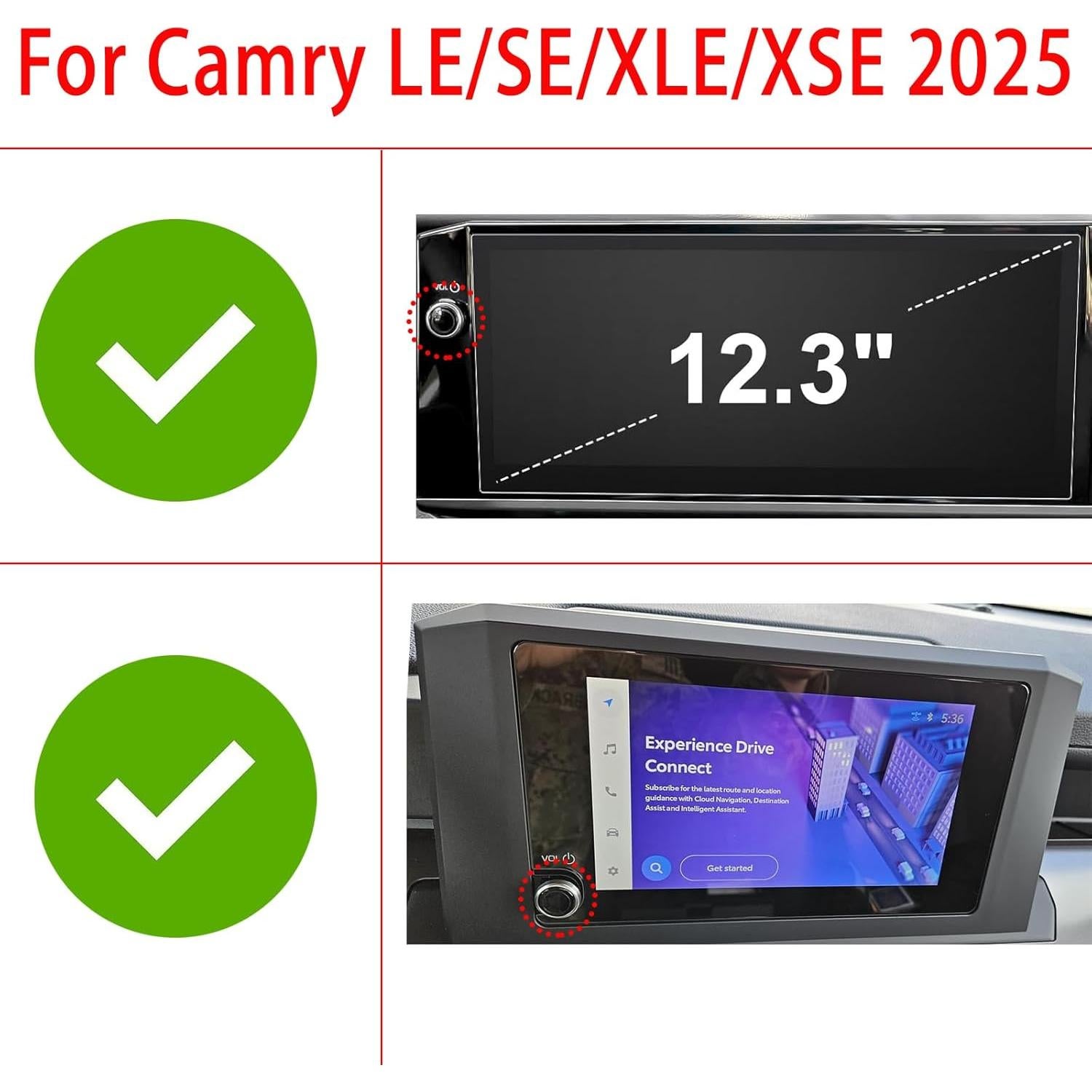 Accesorios Toyota Camry 2025 2026 - Ajustador de Volumen Aluminio