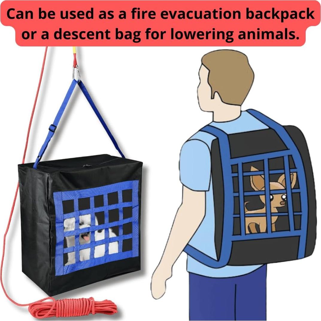 Bolsa de Evacuación de Incendios ISOP para Mascotas hasta 25kg