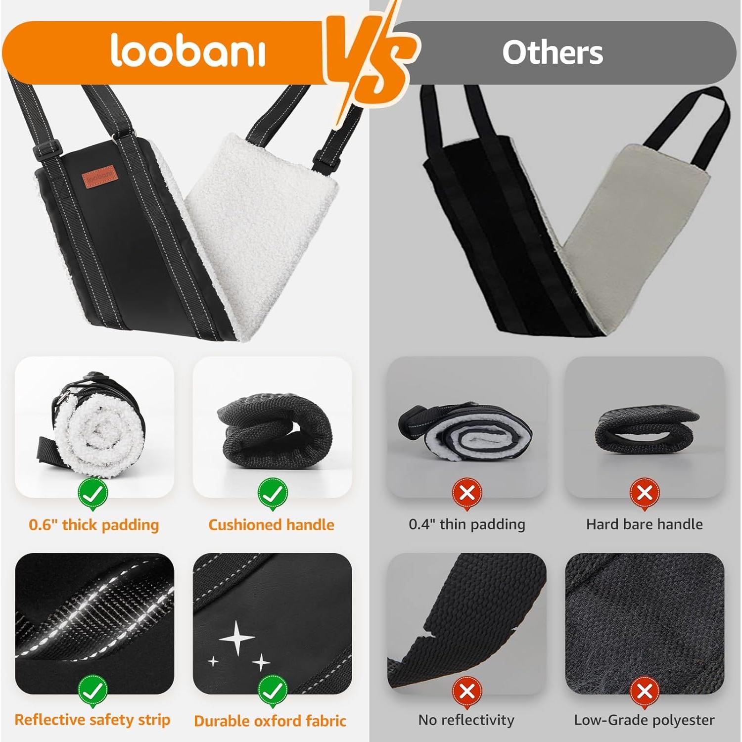 Sling Portátil para Perros Loobani - Soporte de Cadera Pequeño