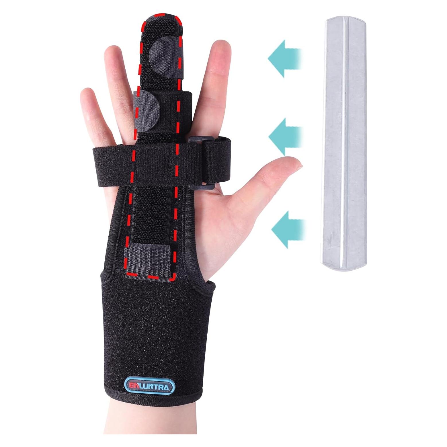Férula ajustable para dedo en gatillo ENLUNTRA - Negro