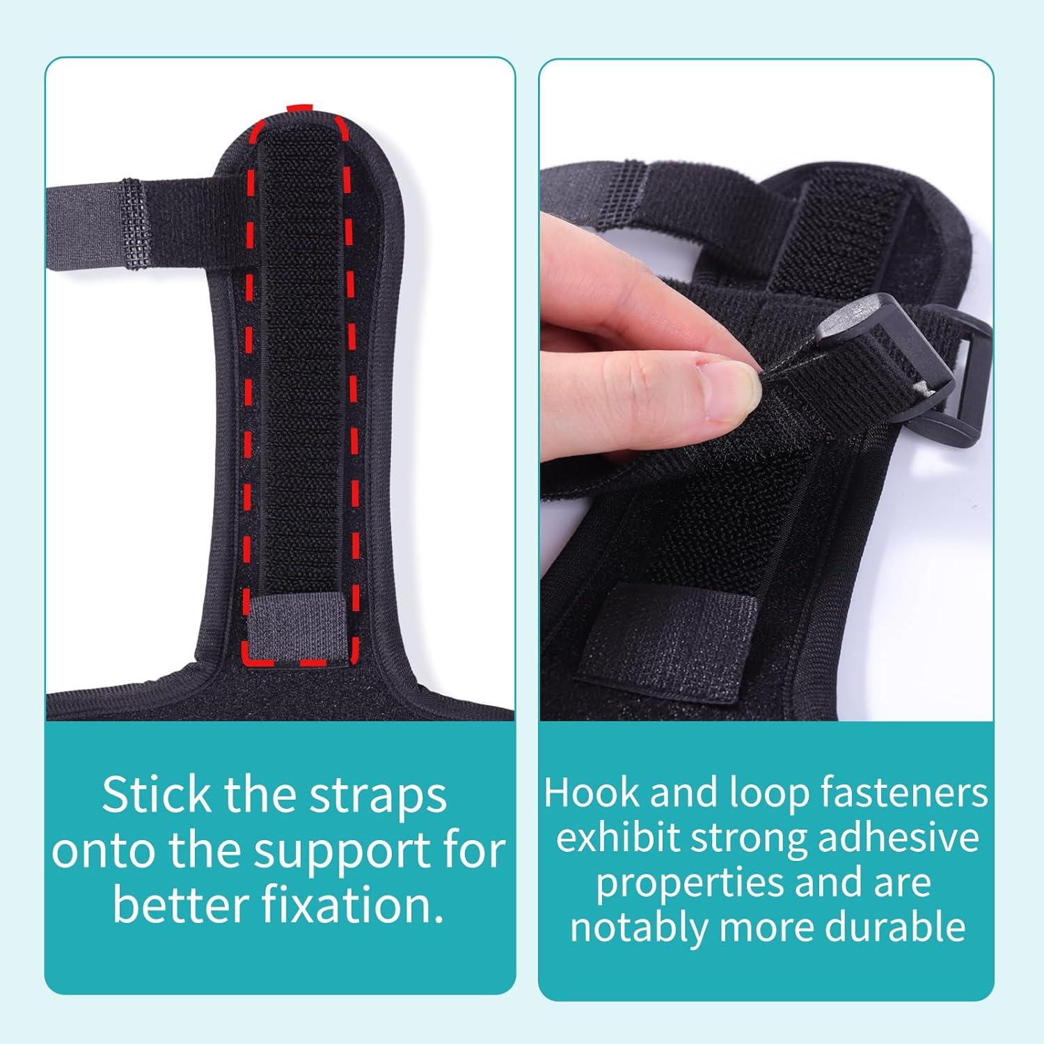 Férula ajustable para dedo en gatillo ENLUNTRA - Negro