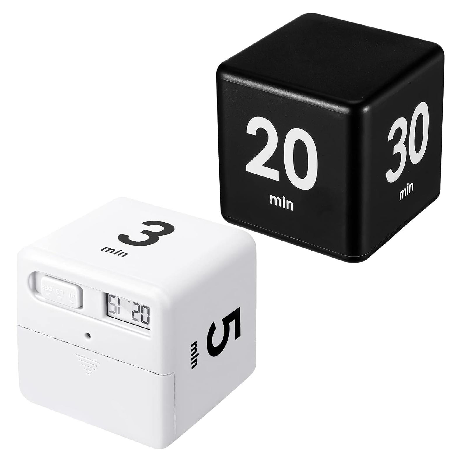 Temporizadores de Cubo Weewooday 2 Piezas 1-60 Minutos