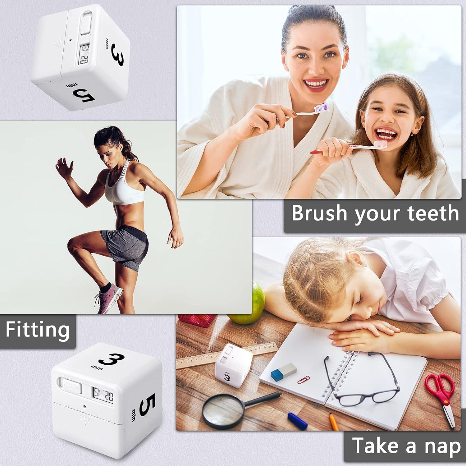 Temporizadores de Cubo Weewooday 2 Piezas 1-60 Minutos