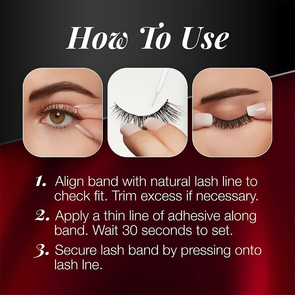 Pestañas Postizas Ardell Wispies 704 - 1 Par, Diseño Natural