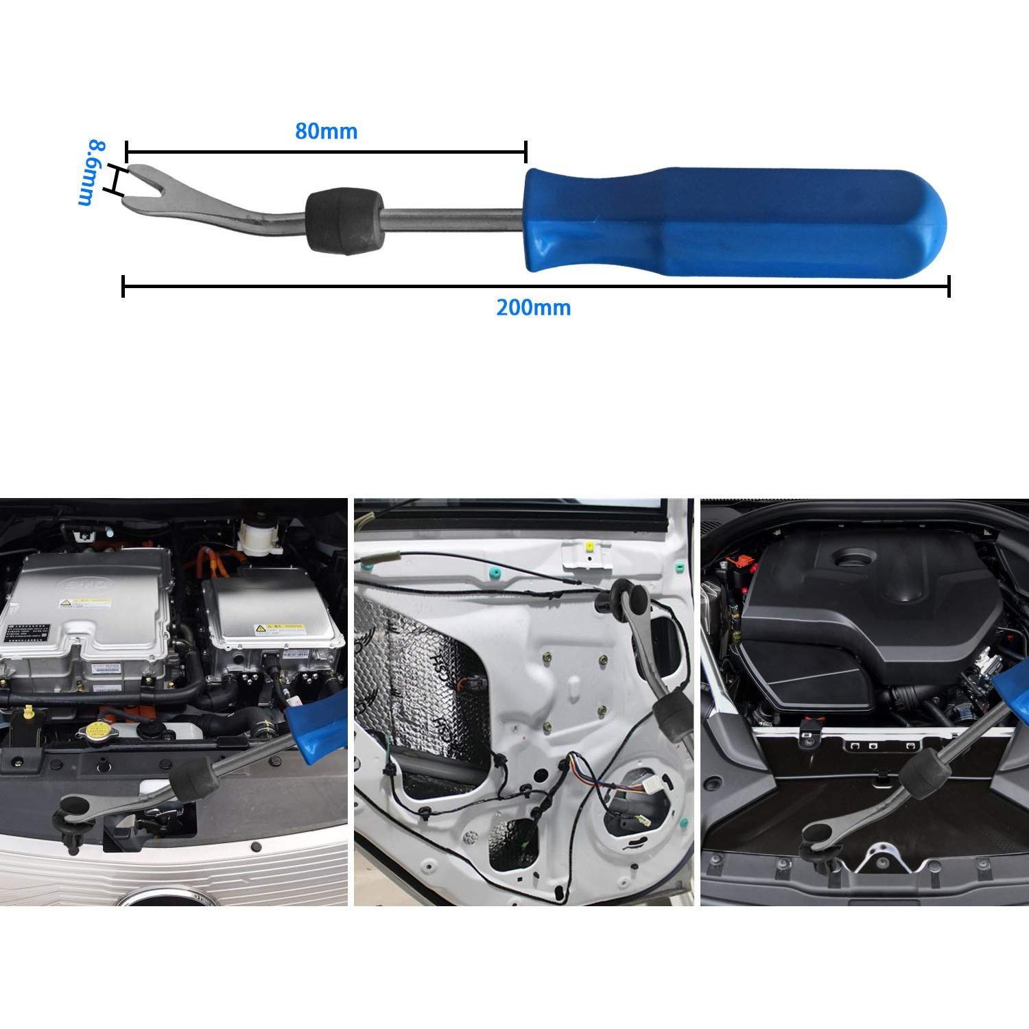 Kit de Clips de Retención de Automóvil 620Pcs Shineyoo - 16 Tamaños