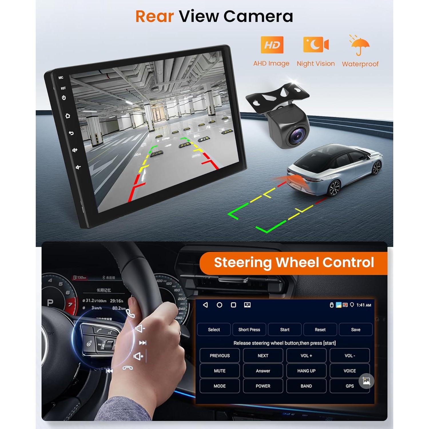 Estéreo de coche Rimoody Android 9" para Toyota HILUX 2005-2014