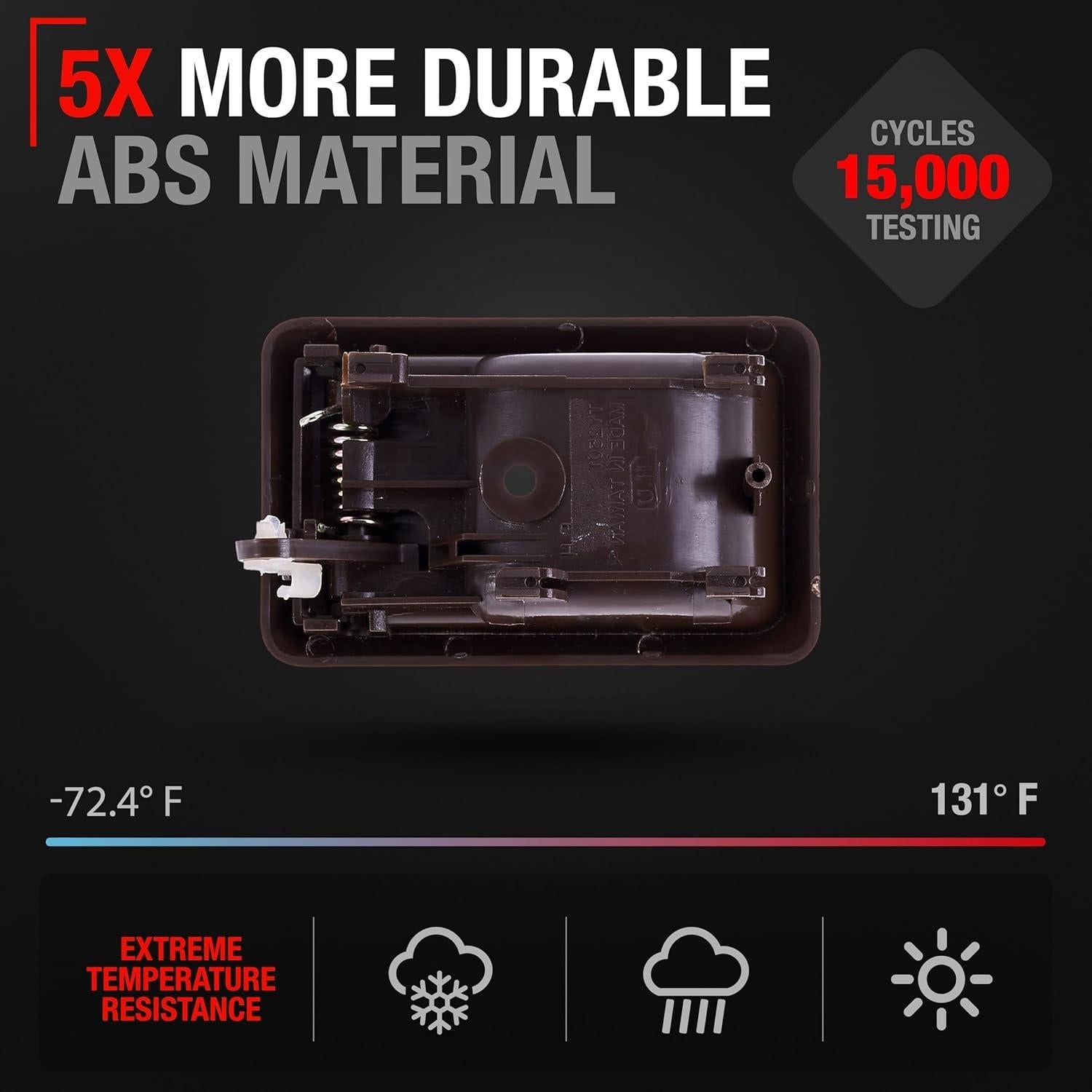 Mango de puerta del conductor Toyota Corolla 1988-1992 Marrón