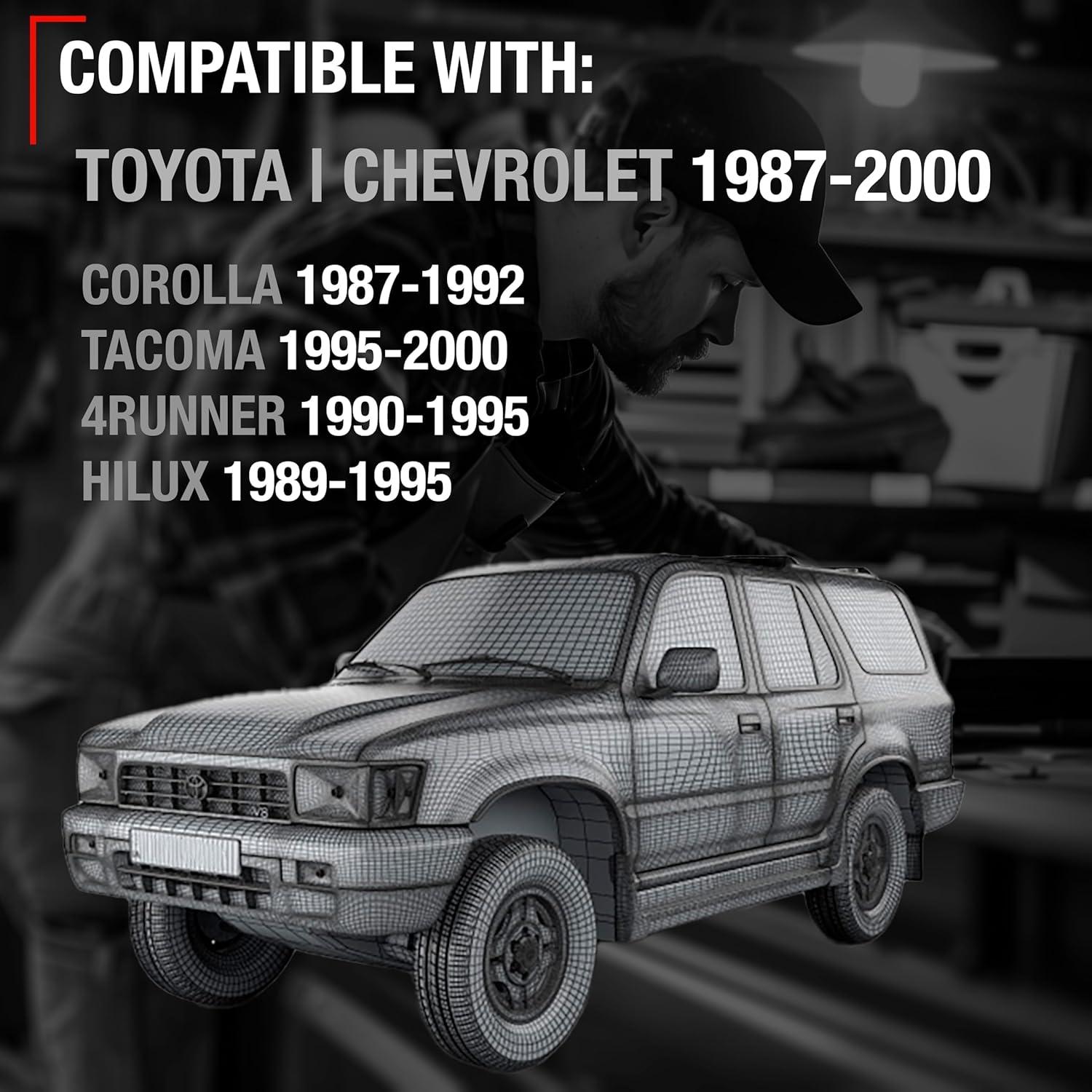 Mango de puerta del conductor Toyota Corolla 1988-1992 Marrón