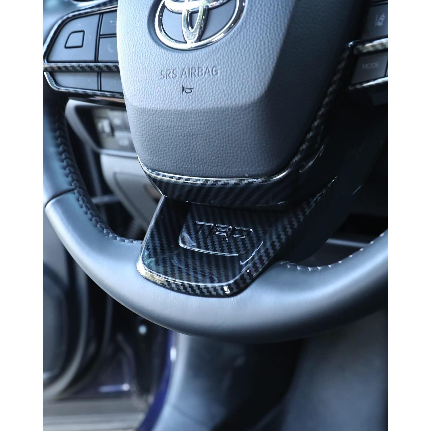 Molduras de Volante YAKANEY para Toyota Highlander 2020-2025